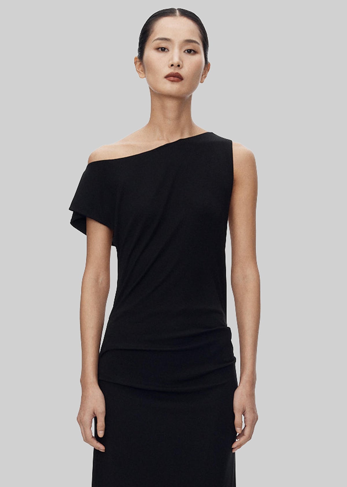 Varena Twisted Cut-Out Maxi Dress - Black - 4