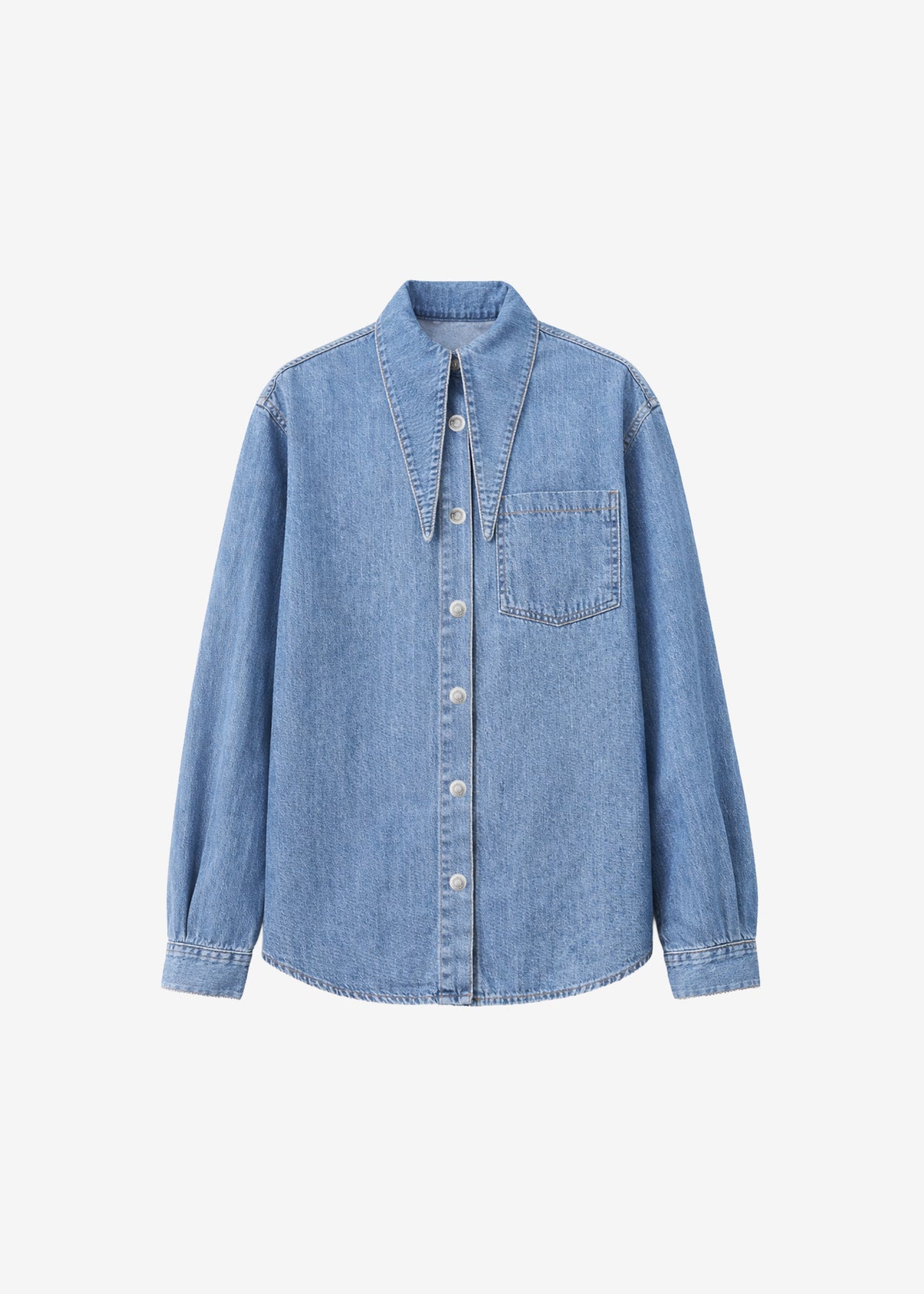 Varzy Denim Shirt - Medium Wash - 10