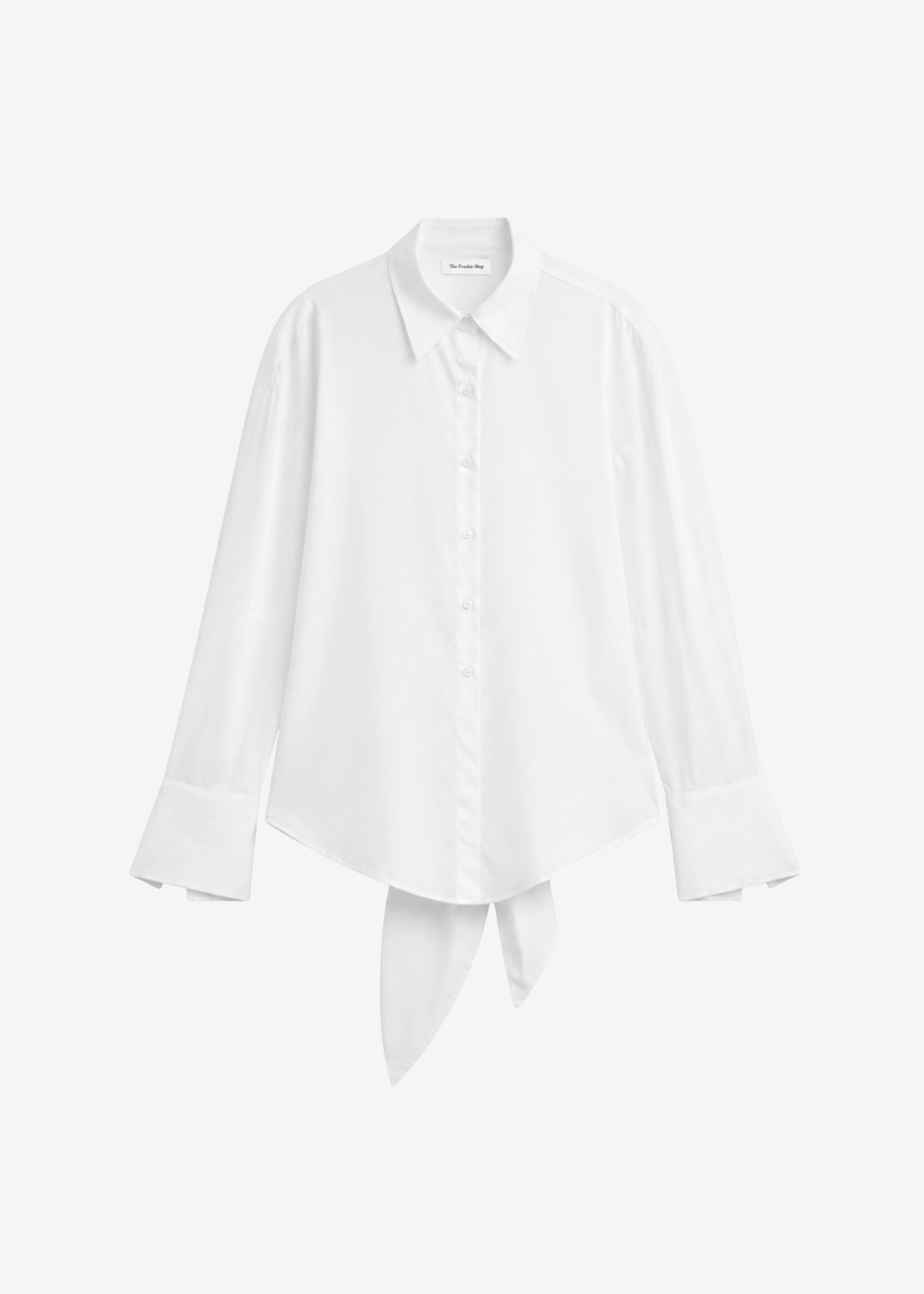 Velia Cut-Out Back Shirt - White - 6