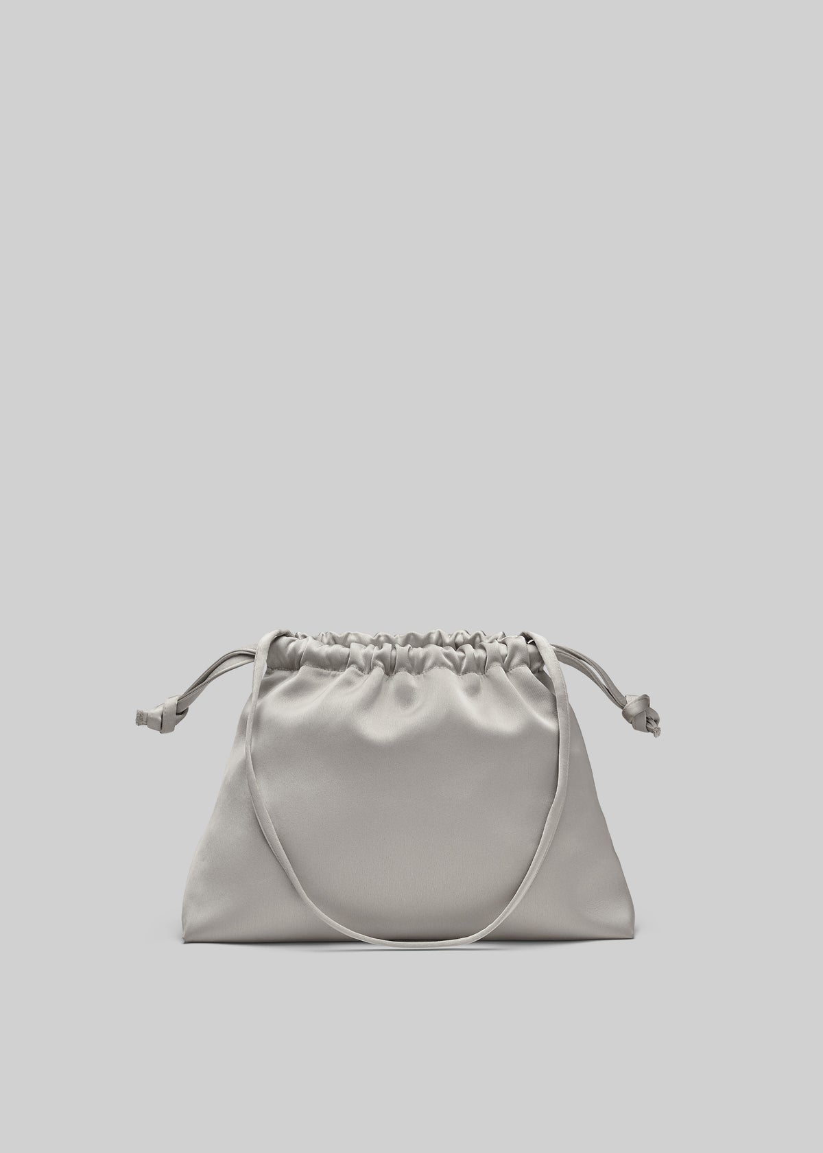 Velora Satin Pouch - Light Taupe - 1