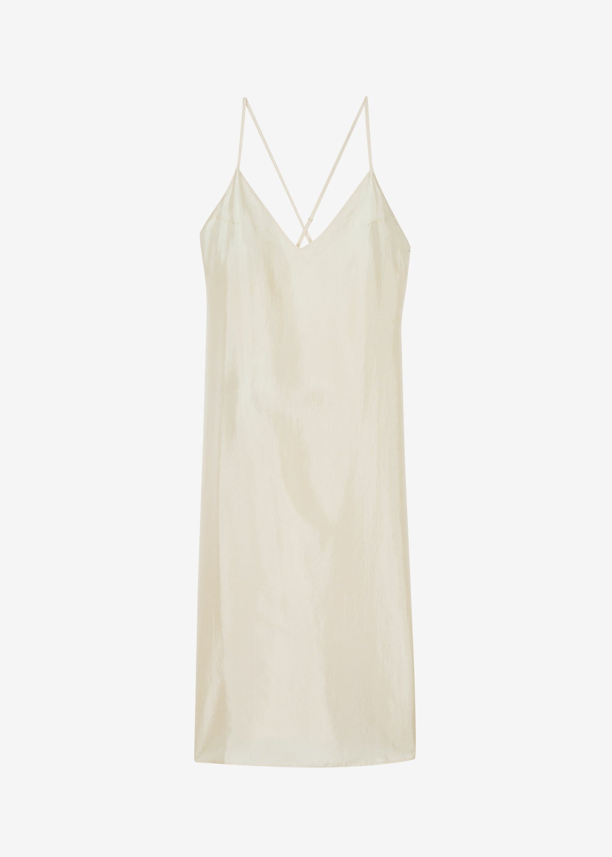Vence Slip Dress - Pale Yellow - 6