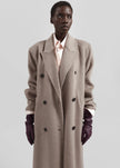 Veneto Long Leather Gloves - Dark Plum