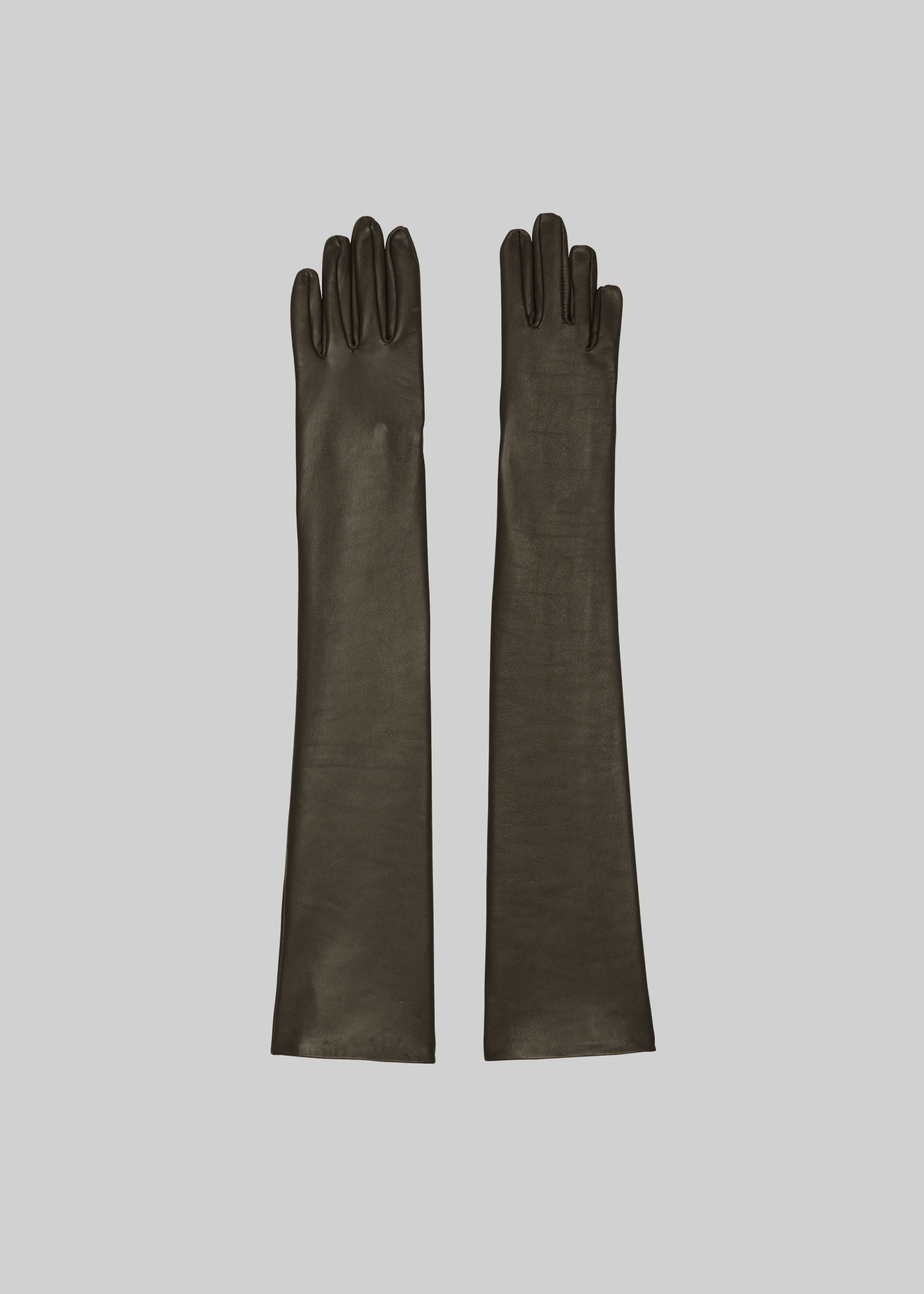 Norsjo Short Leather Gloves - Dark Olive – The Frankie Shop Europe