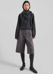 Vermont Scarf Sweater - Charcoal