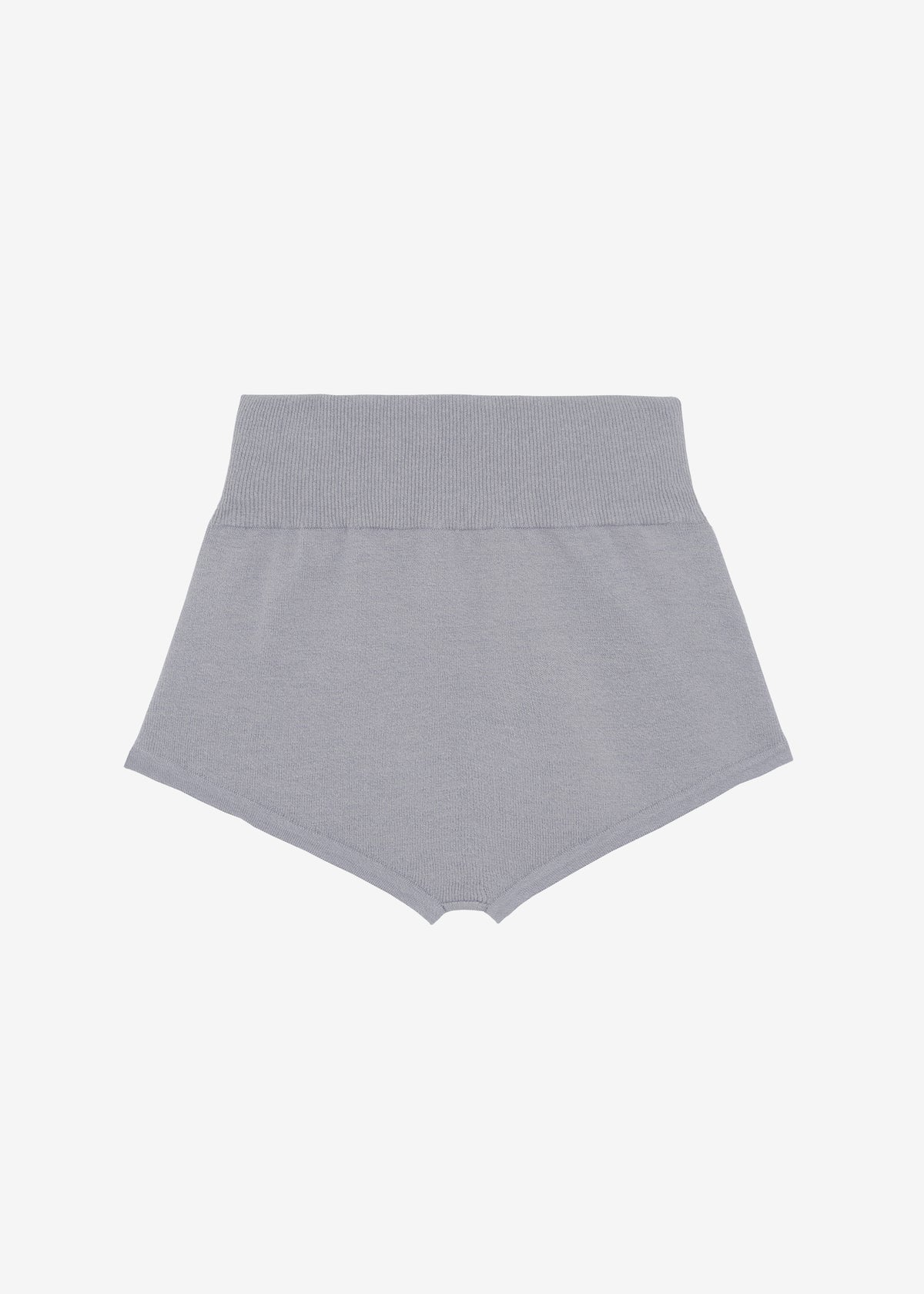 Veronica Mini Knit Shorts - Grey - 12