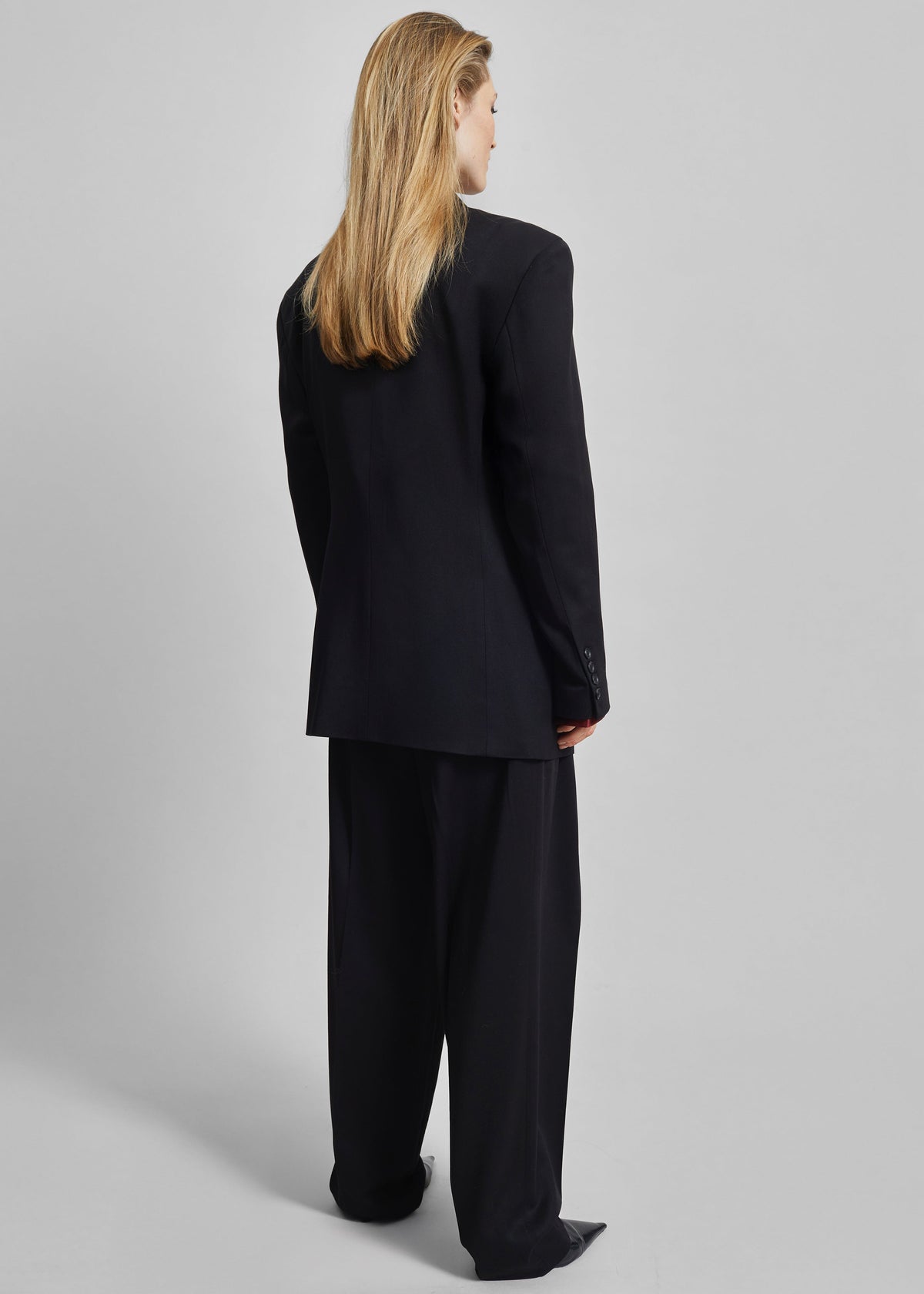 Vester Double-Breasted Blazer - Black - 8