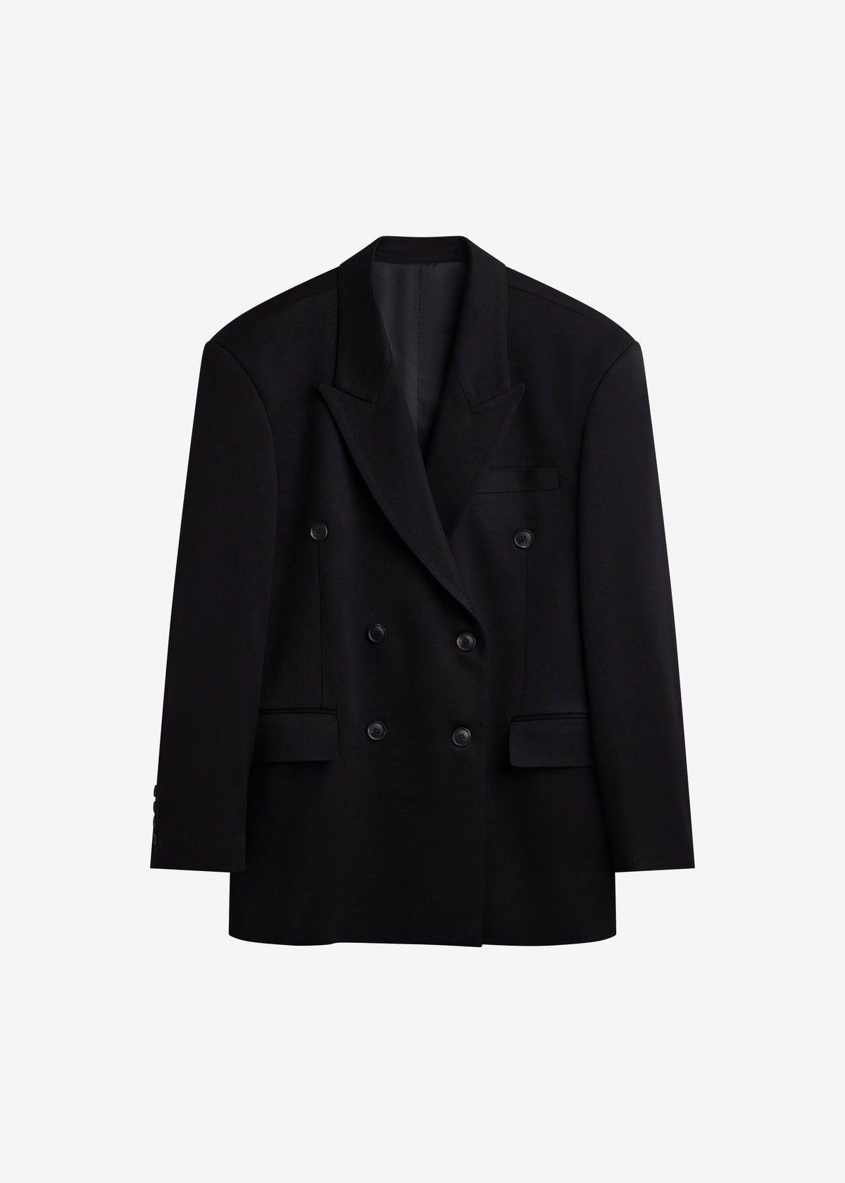 Vester Double-Breasted Blazer - Black - 9