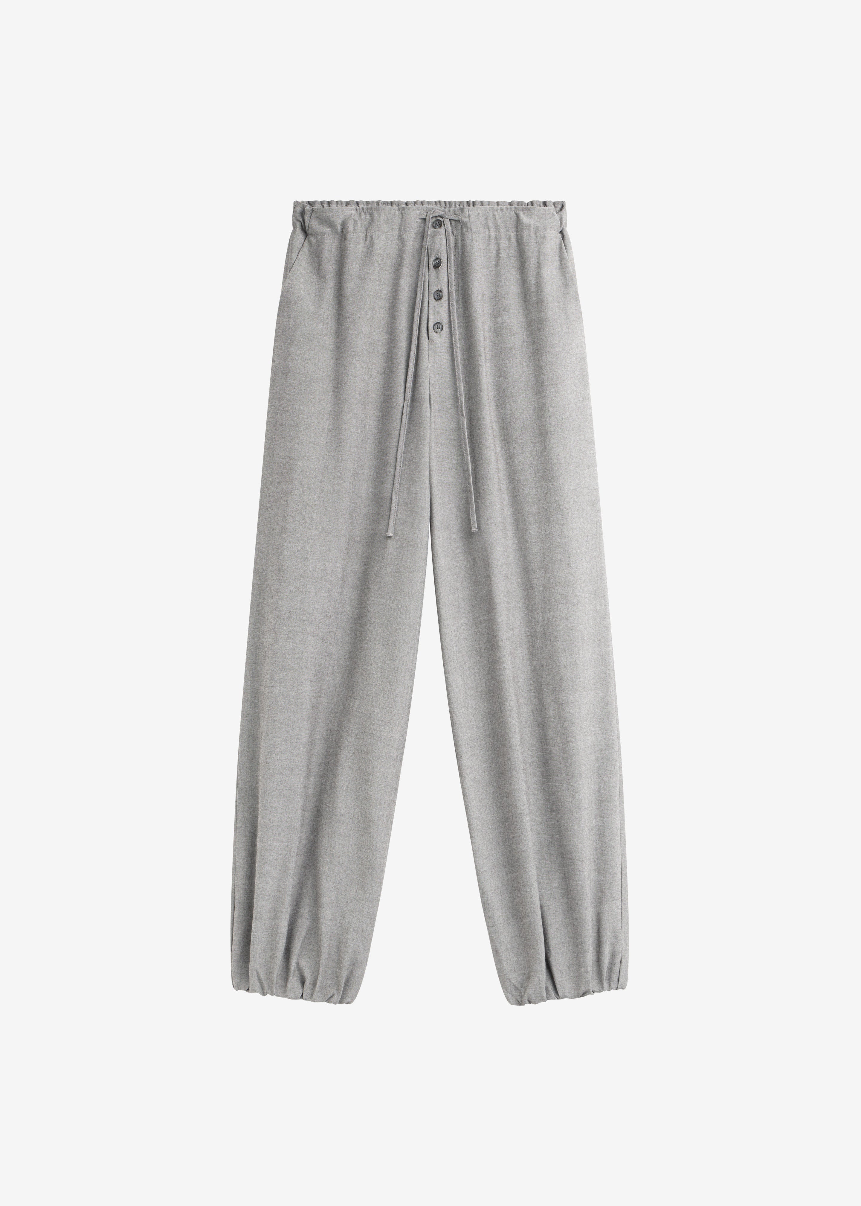 Vimont Balloon Pants - Taupe Melange - 8