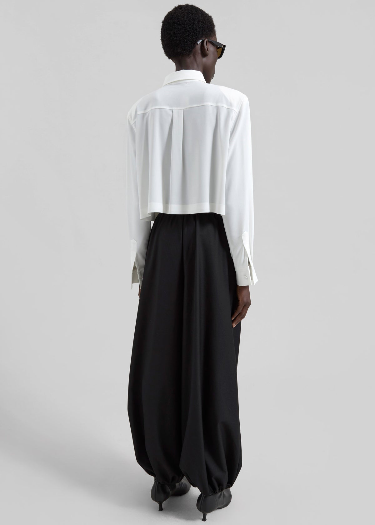 Visen Padded Boxy Shirt - White - 7