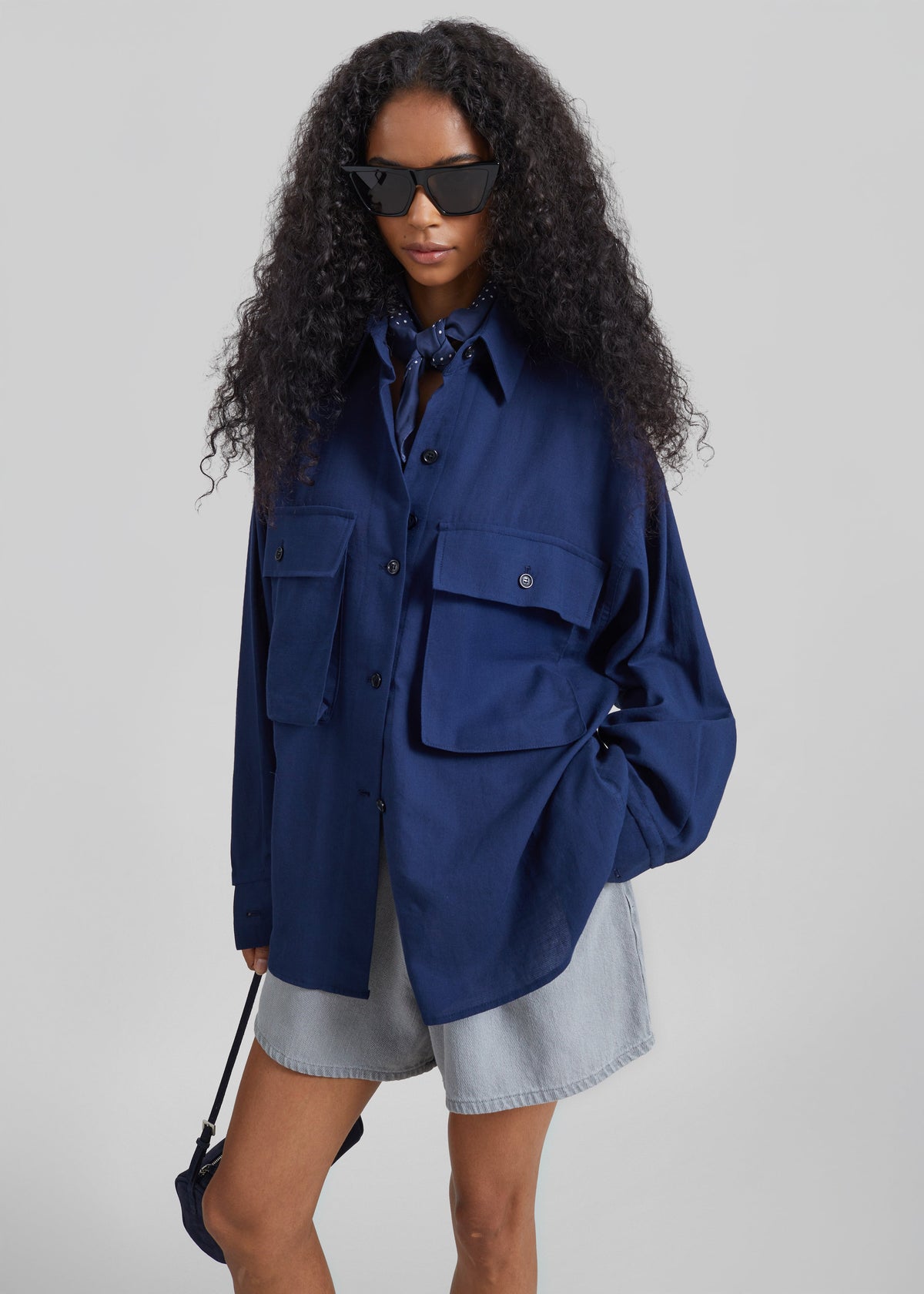 Vito Utility Shirt - Navy - 5