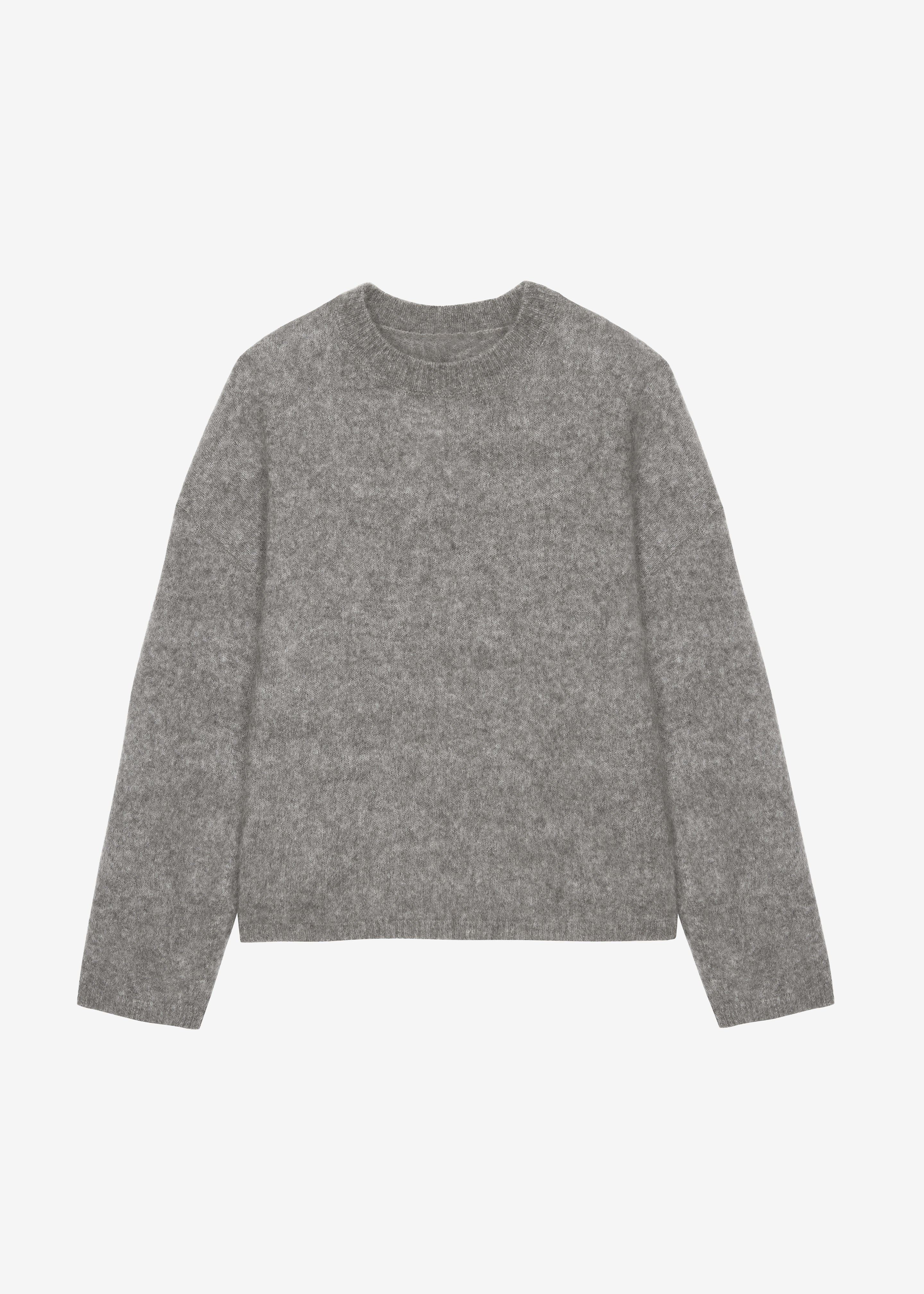 Vodskov Mohair Sweater - Grey - 14