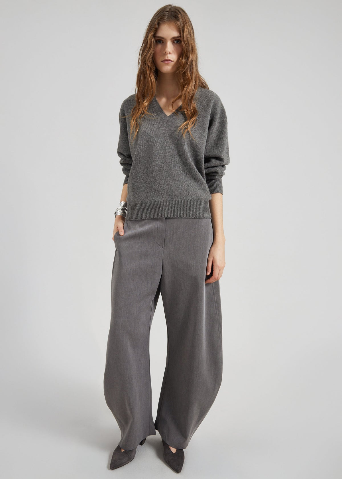 Vosges Barrel Leg Pants - Grey - 7