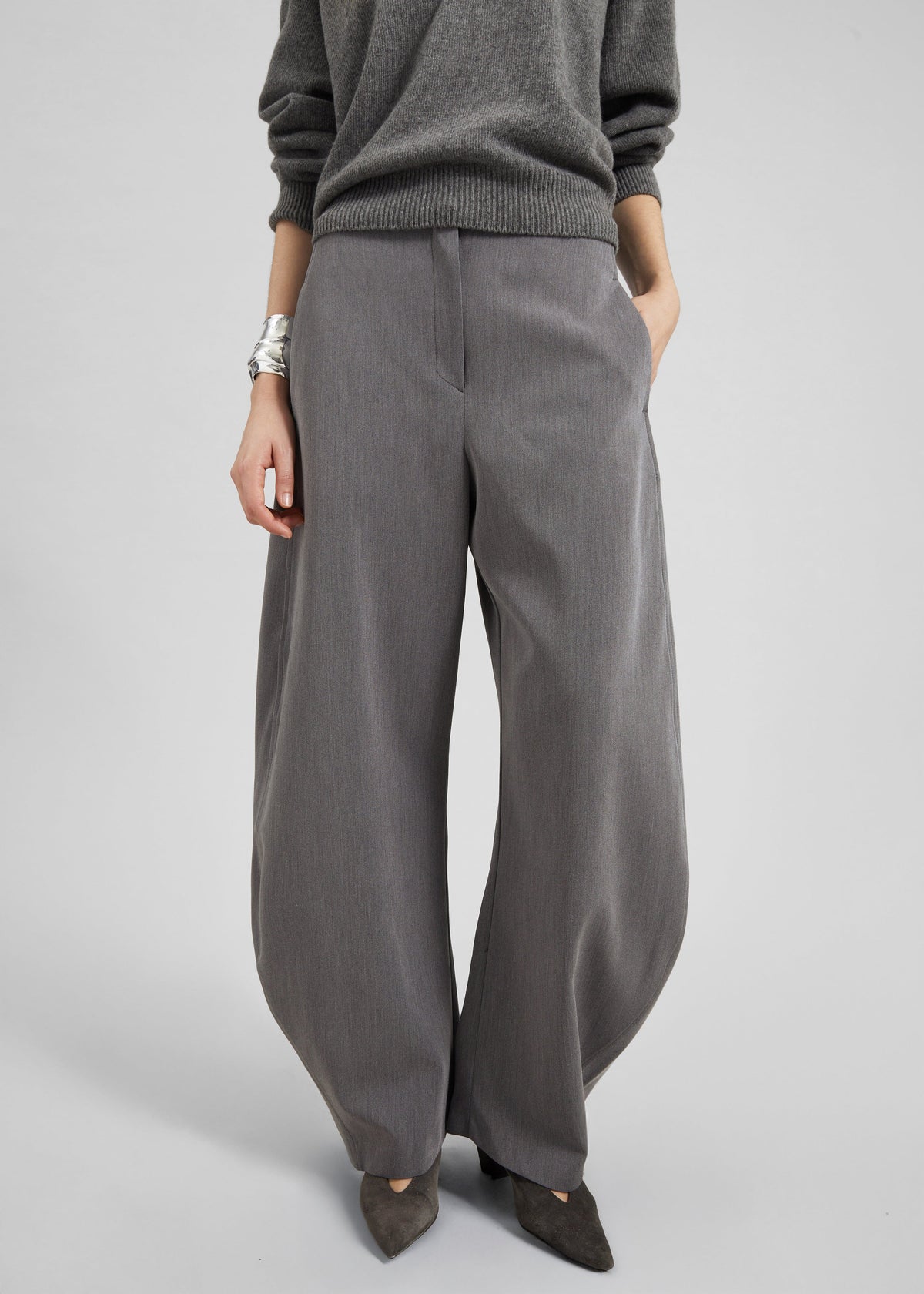 Vosges Barrel Leg Pants - Grey - 2