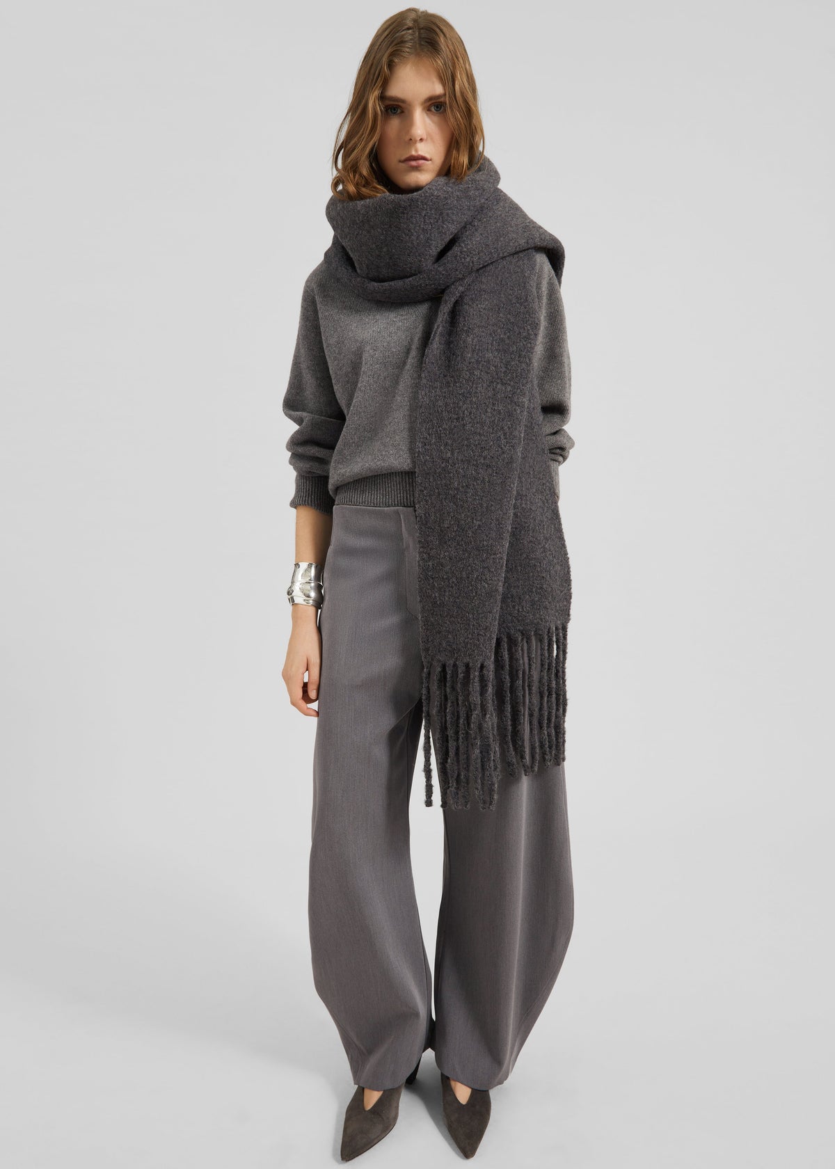 Vosges Barrel Leg Pants - Grey - 1