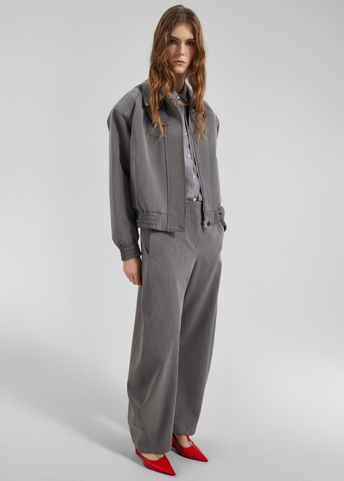 Vosges Padded Blouson Jacket - Grey - 3