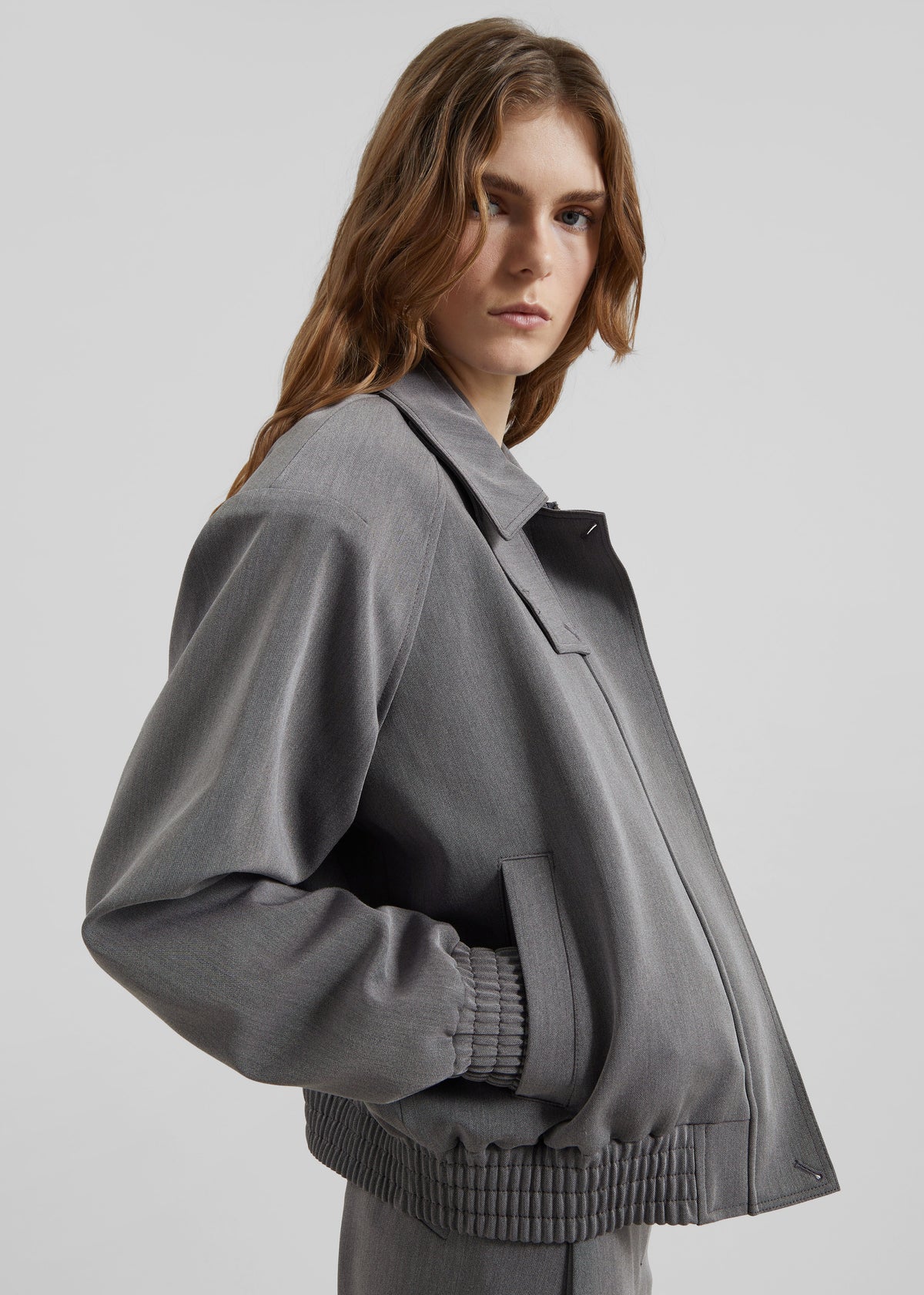 Vosges Padded Blouson Jacket - Grey - 4