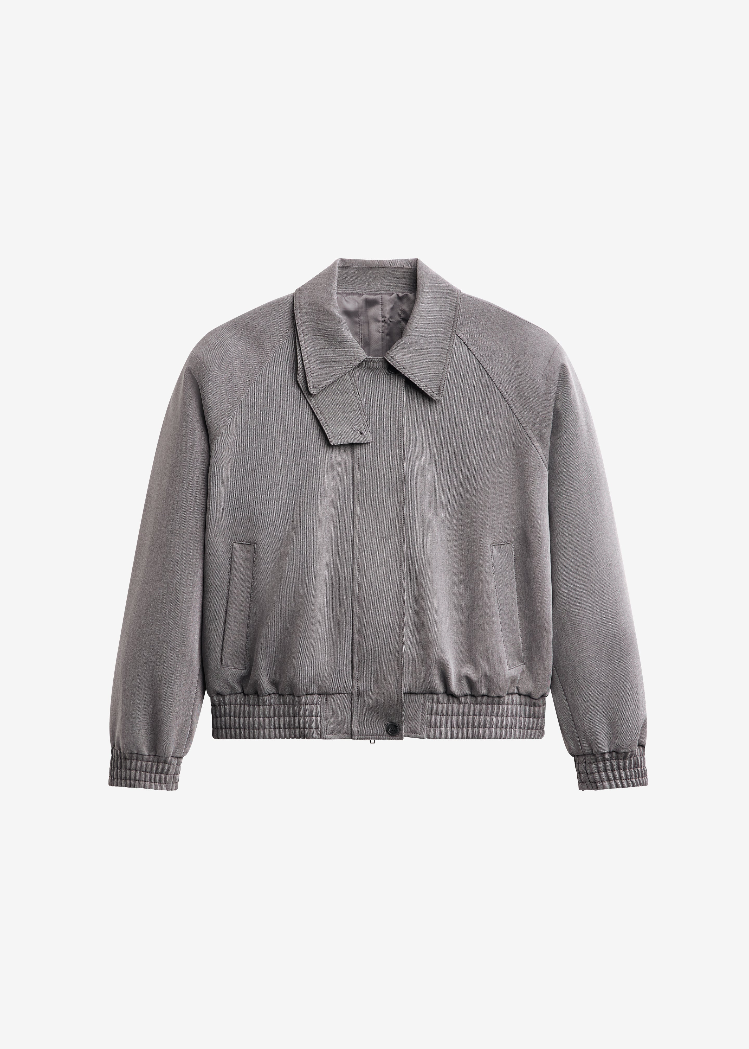 Vosges Padded Blouson Jacket - Grey – The Frankie Shop Europe