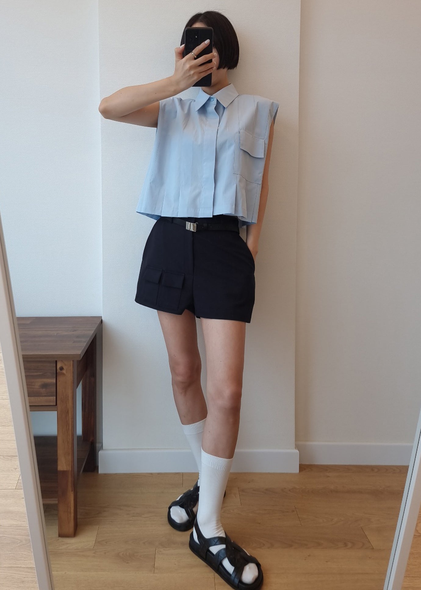 Wendy Mini Shorts - Navy