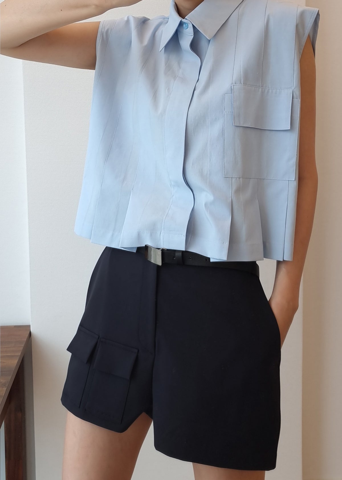 Wendy Mini Shorts - Navy - 11