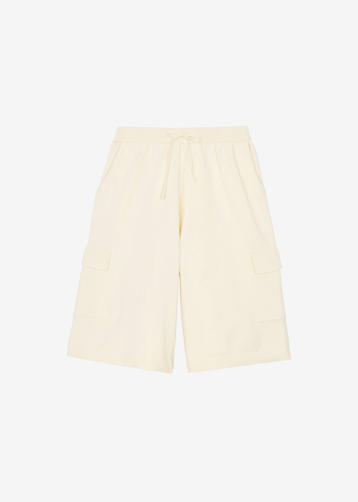 Wesra Knit Bermuda Shorts - Ecru - 8