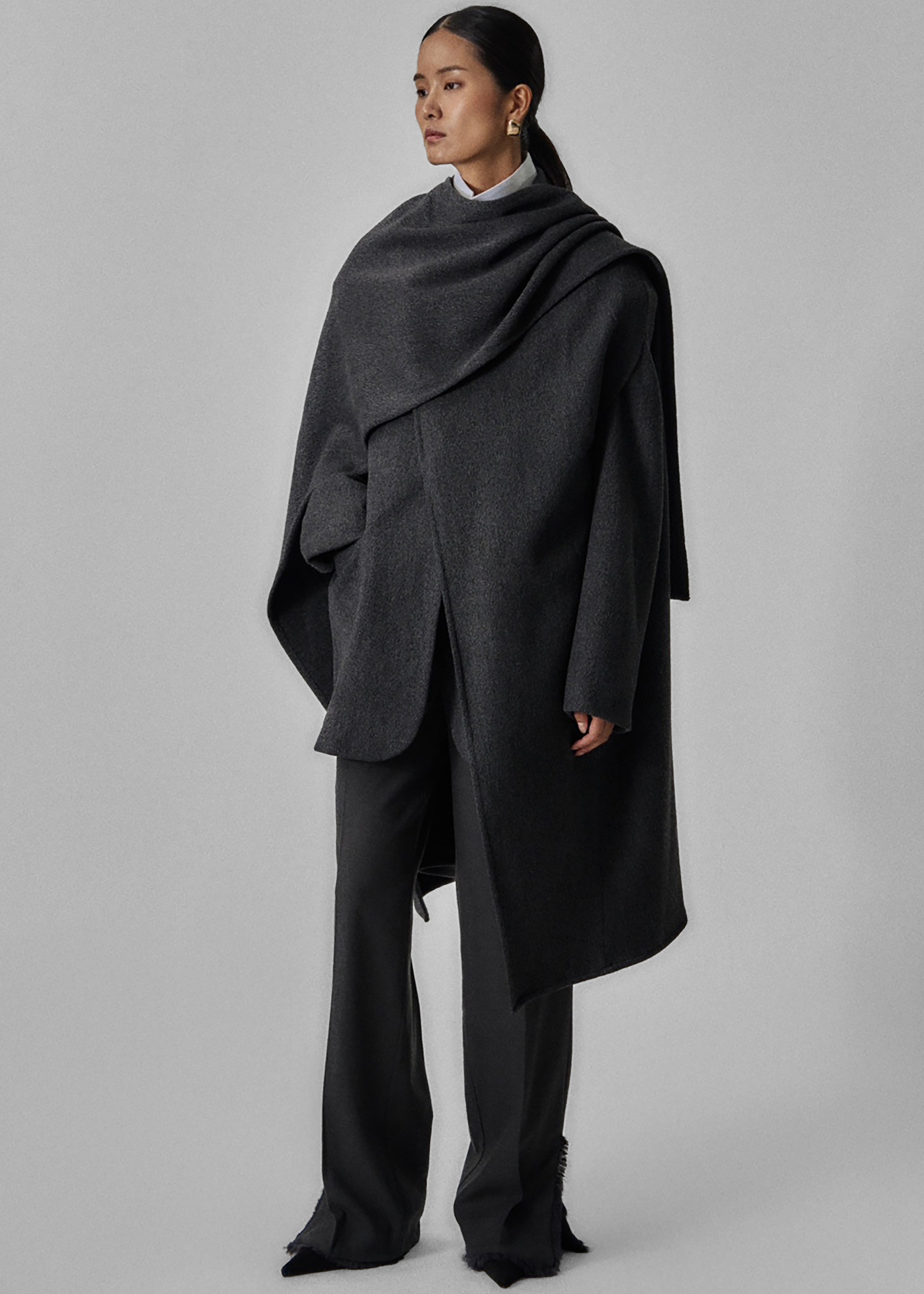 Whisella Cape - Charcoal - 5