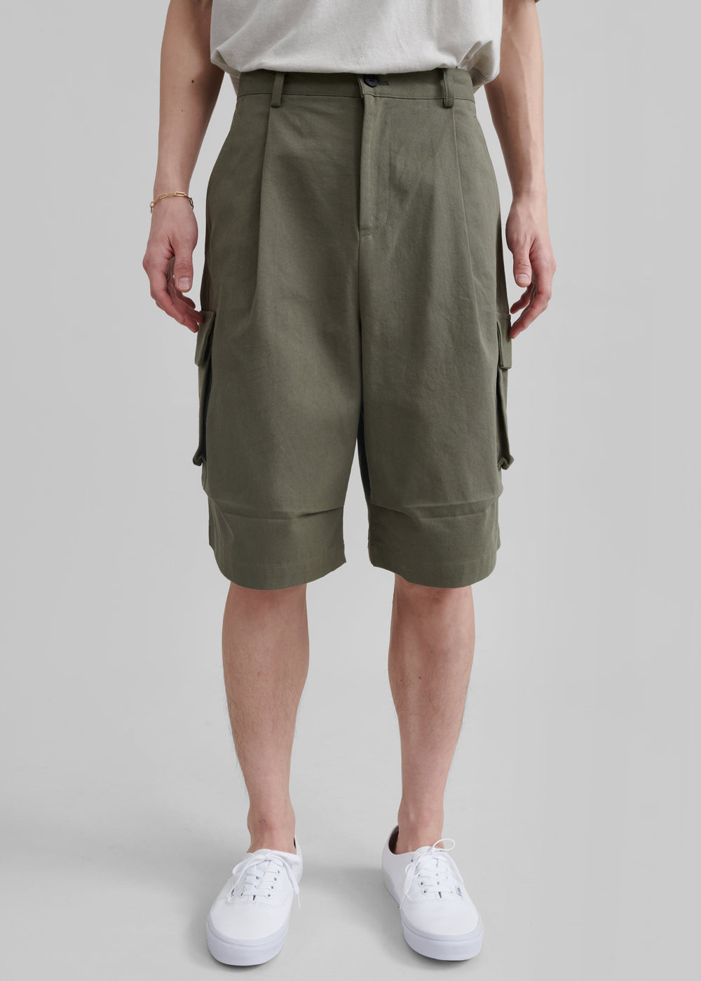 Will Bermuda Shorts - Khaki - 1