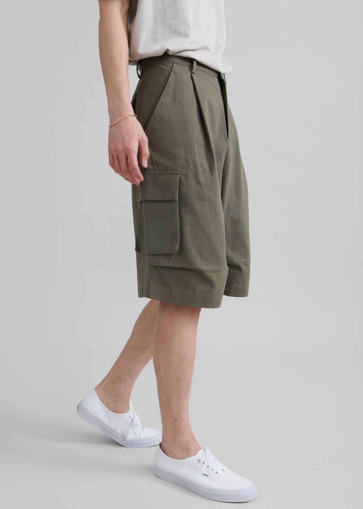 Will Bermuda Shorts - Khaki - 1