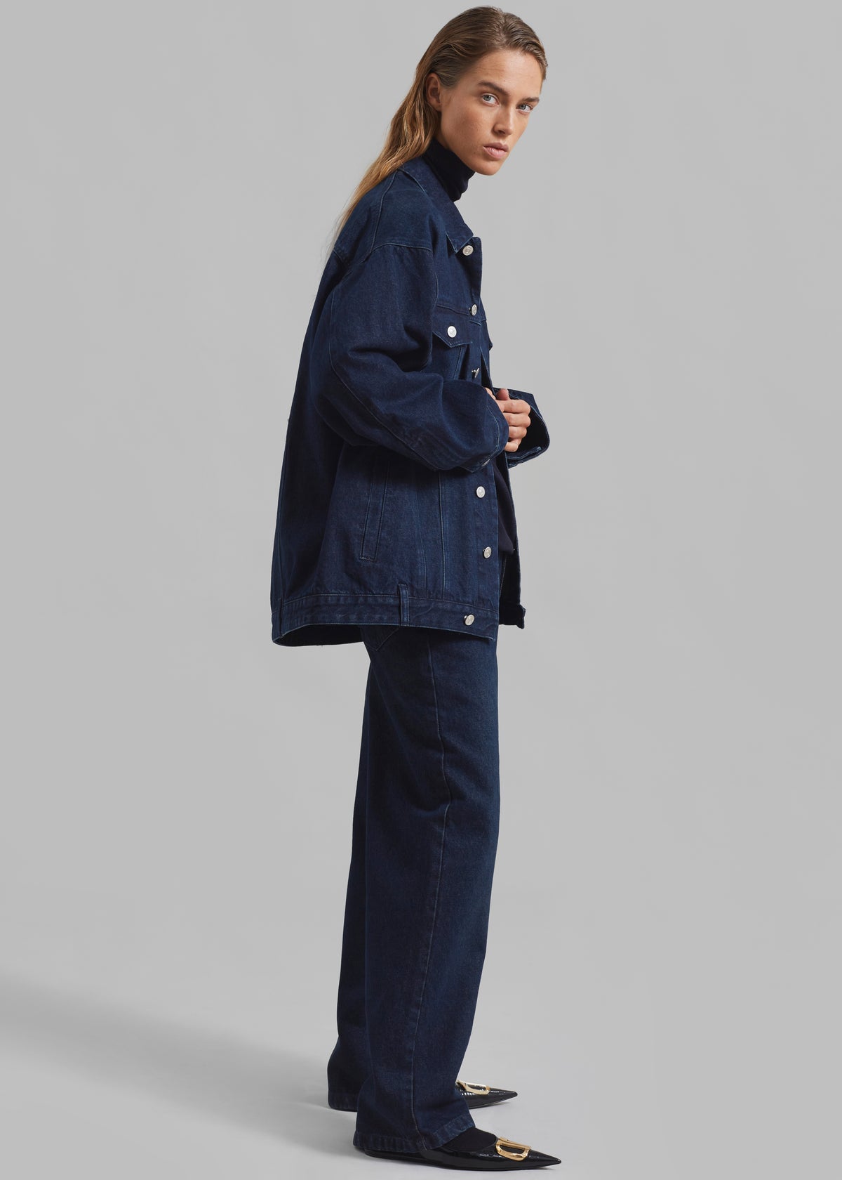 William Denim Pants - Dark Wash - 8
