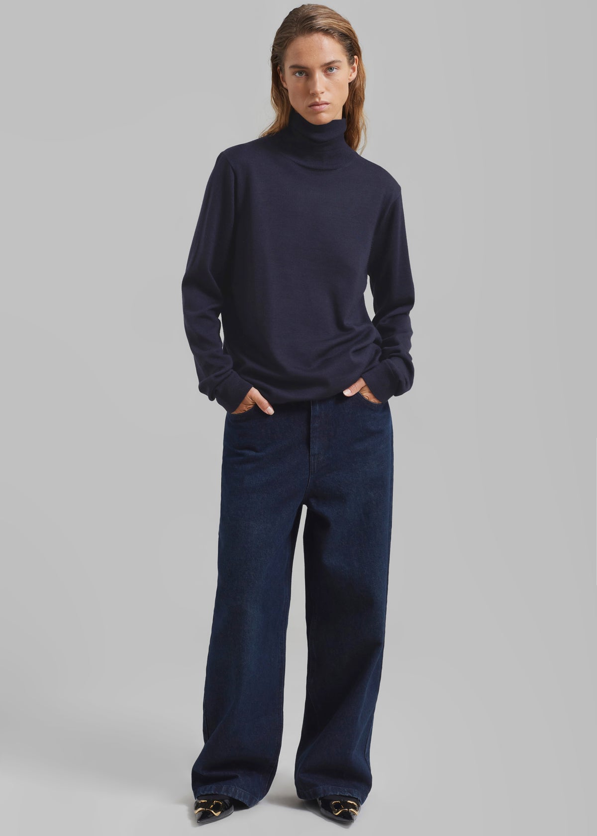 William Denim Pants - Dark Wash - 1