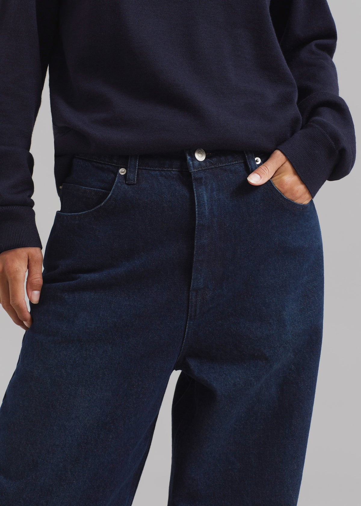 William Denim Pants - Dark Wash - 3