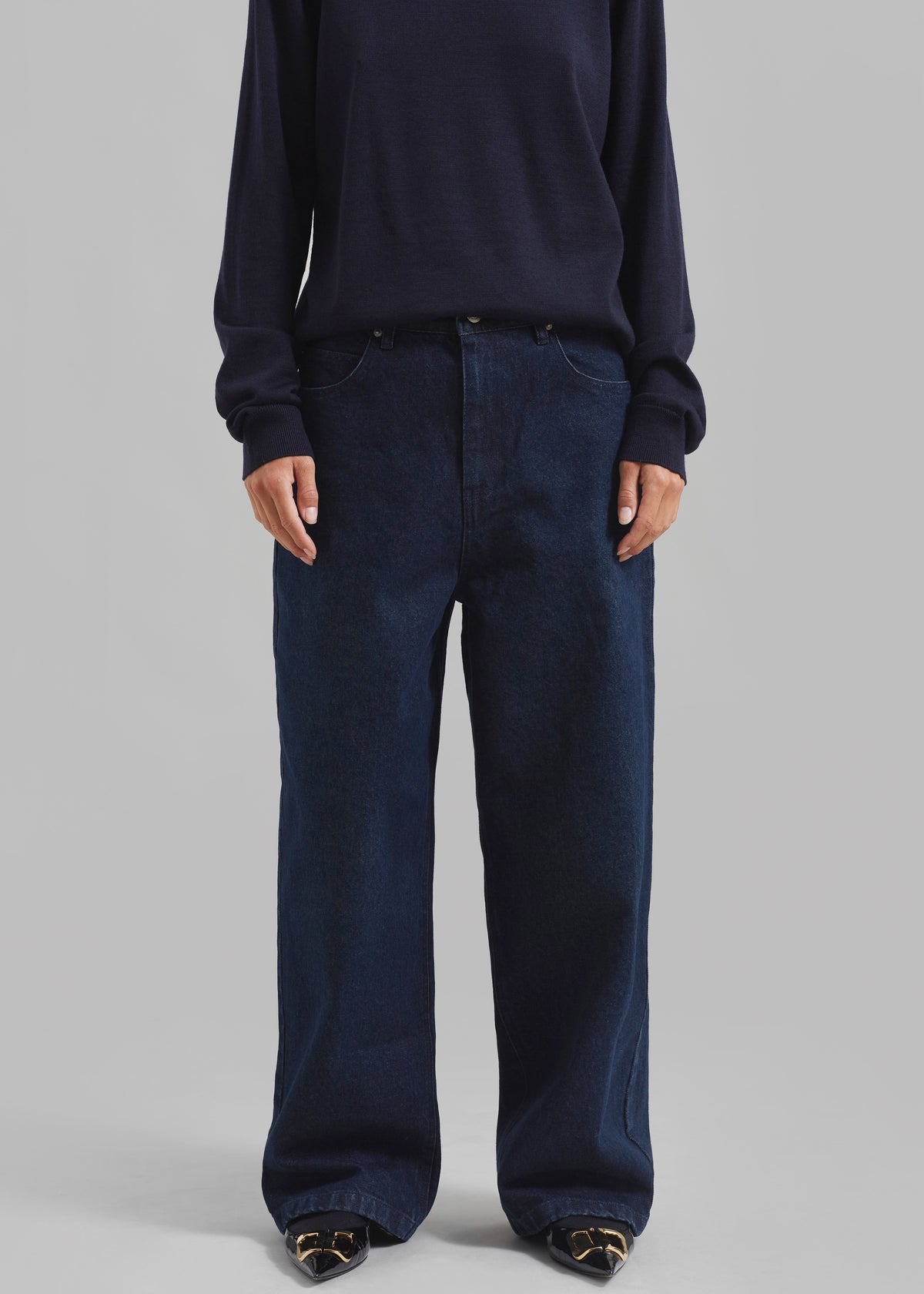 William Denim Pants - Dark Wash - 2