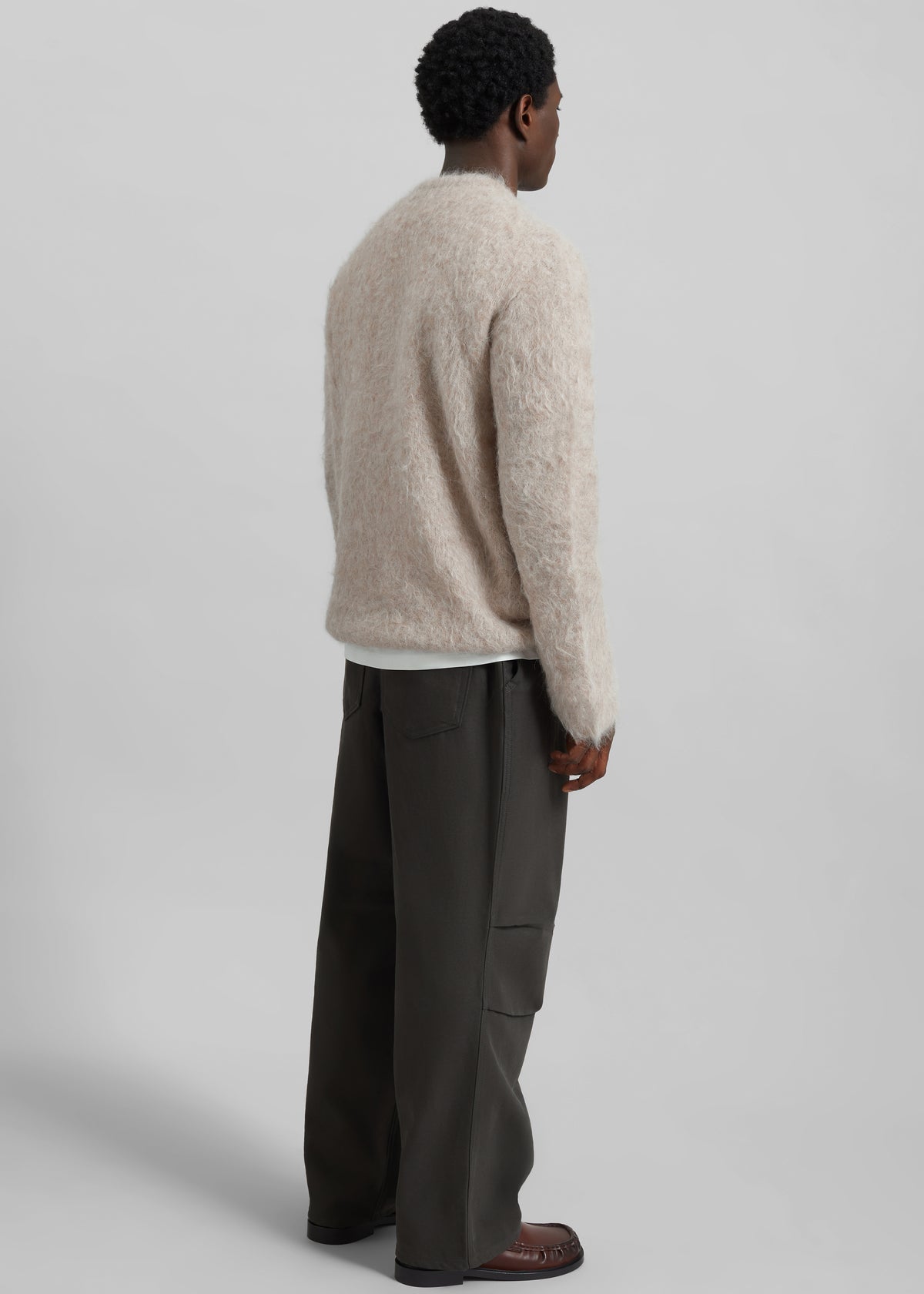 Willy Alpaca Knit Sweater - Beige - 9