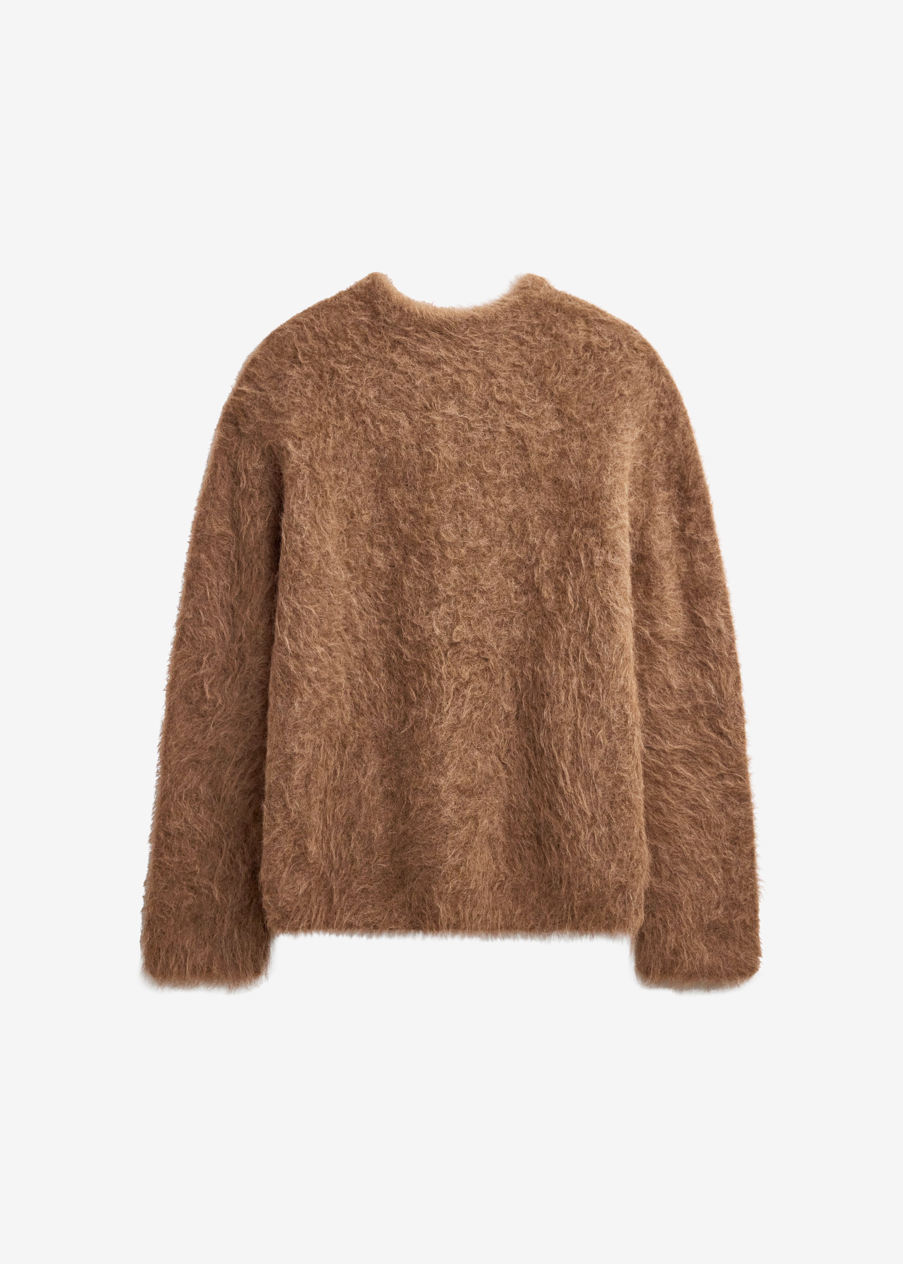 Willy Alpaca Knit Sweater - Dark Taupe – The Frankie Shop Europe