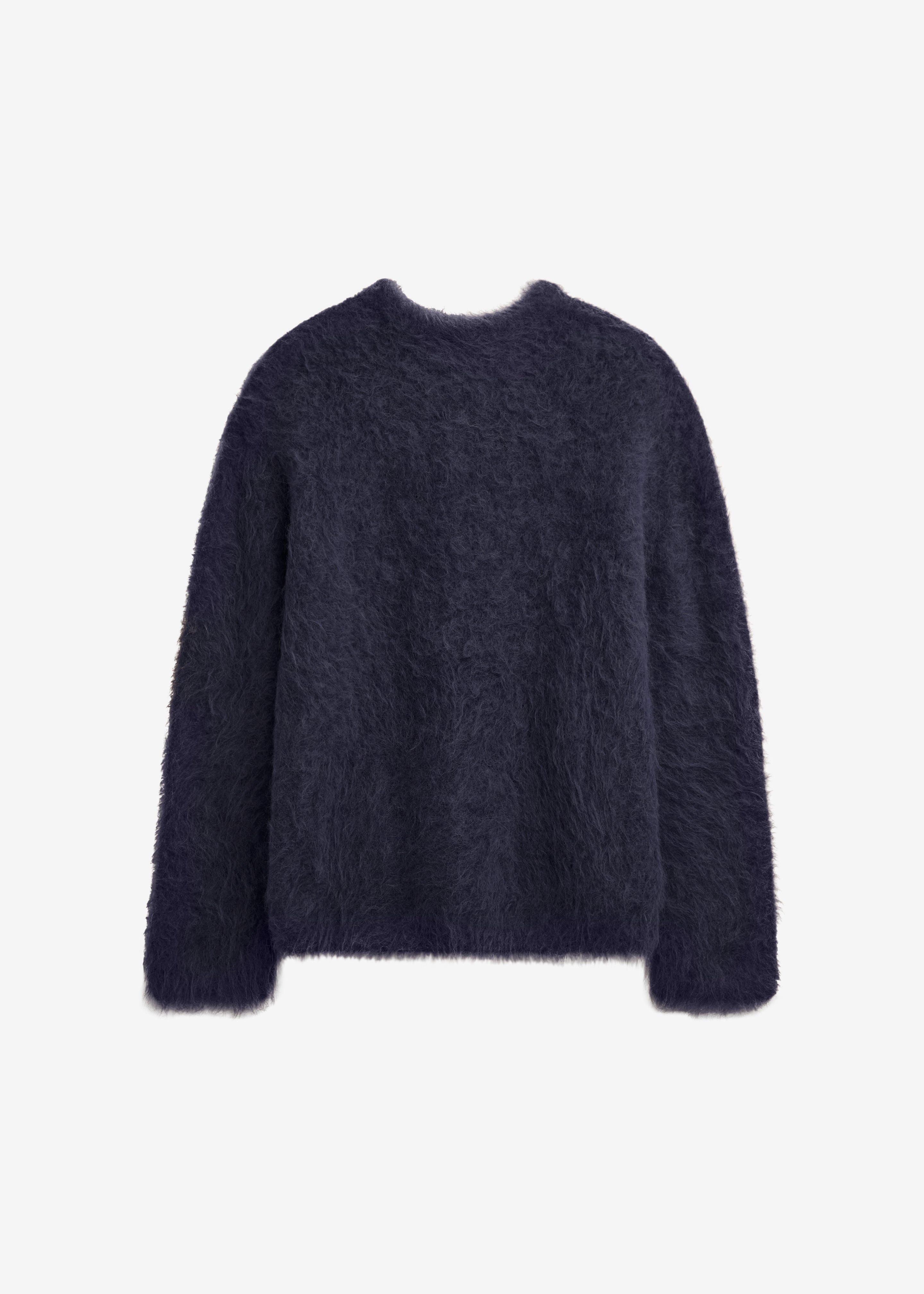 Willy Alpaca Knit Sweater - Navy - 11