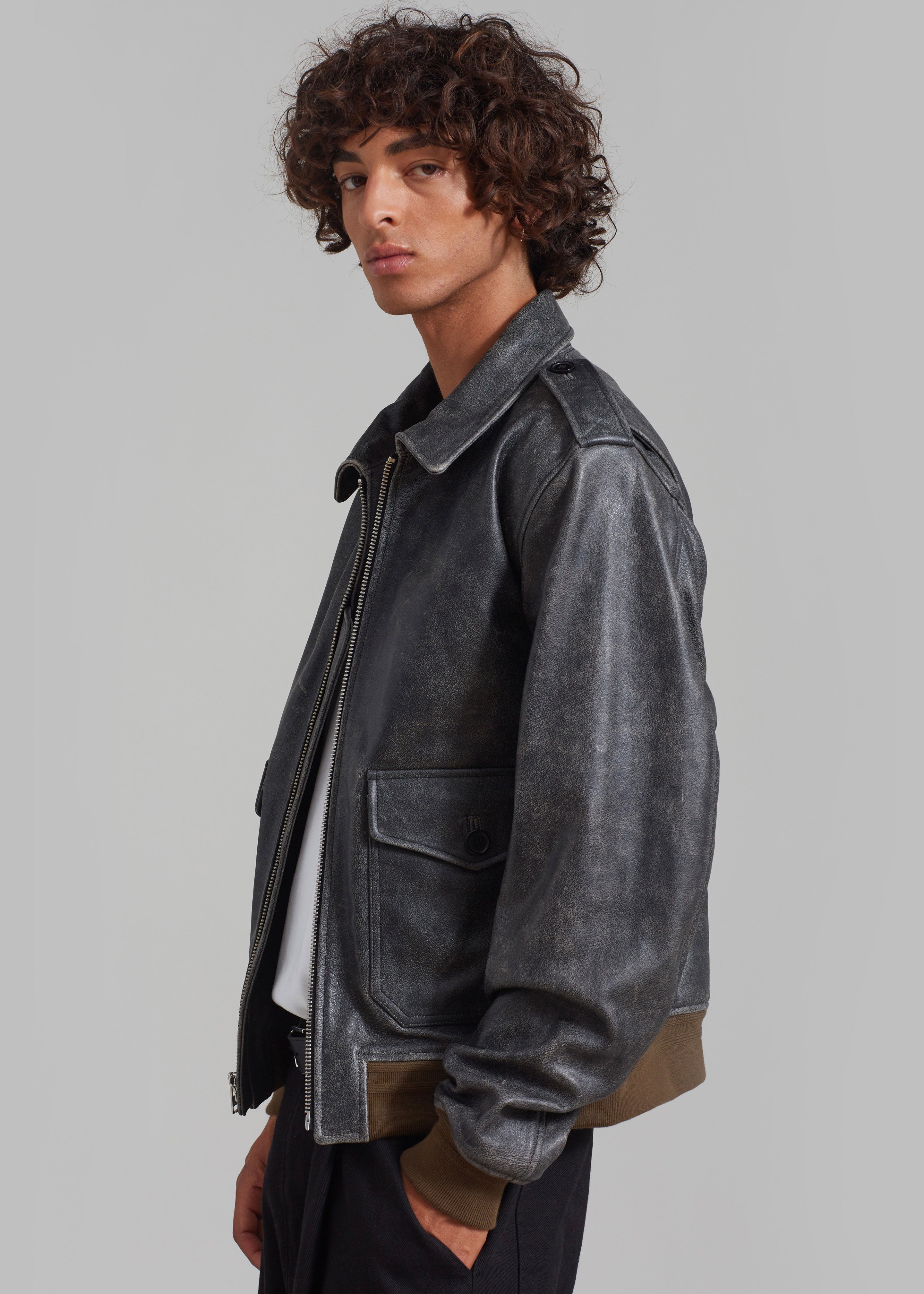 Buffalo faux Leather bomber store Jacket