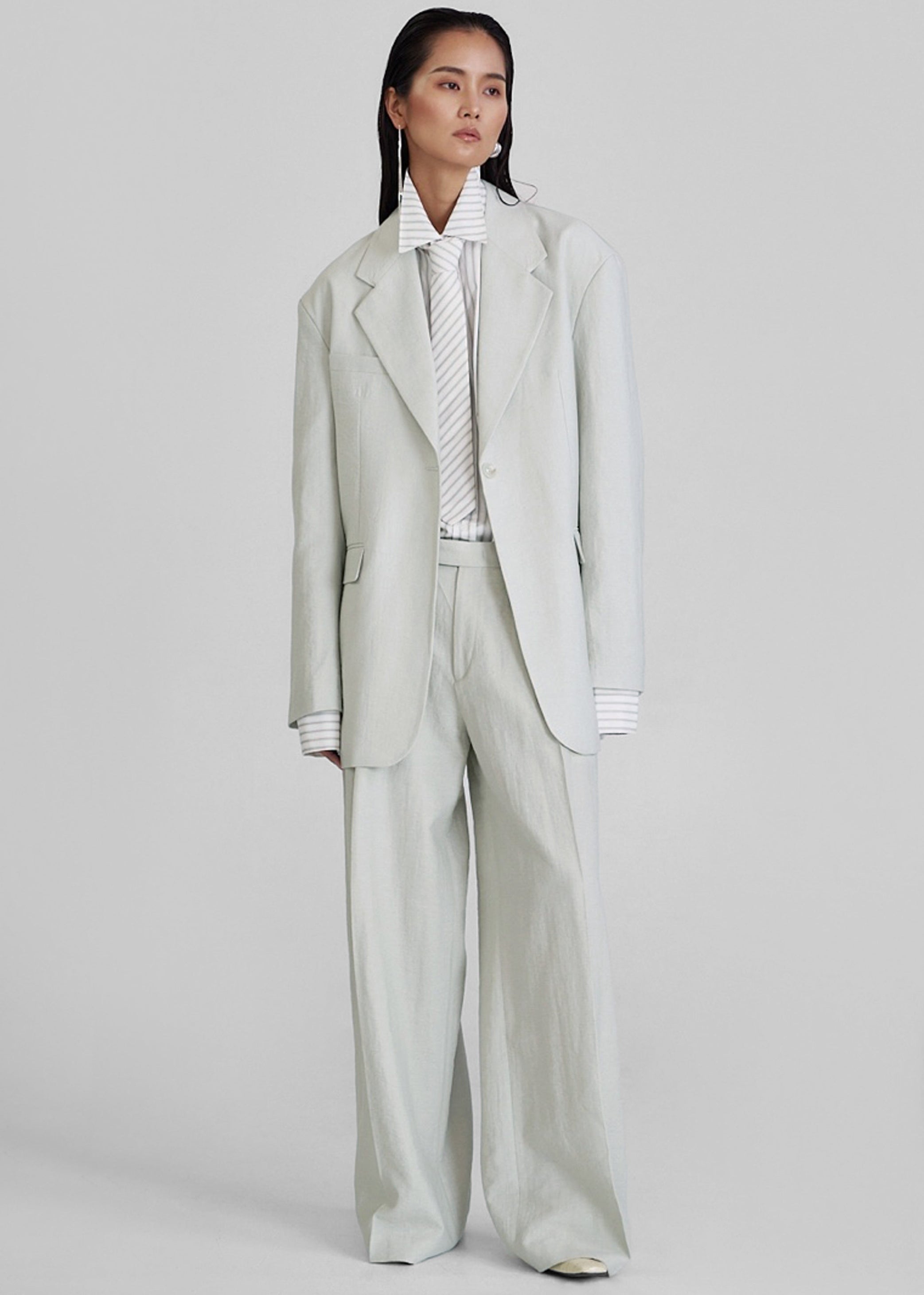 Shop the look image for Yasmine Oversized Blazer - Mint