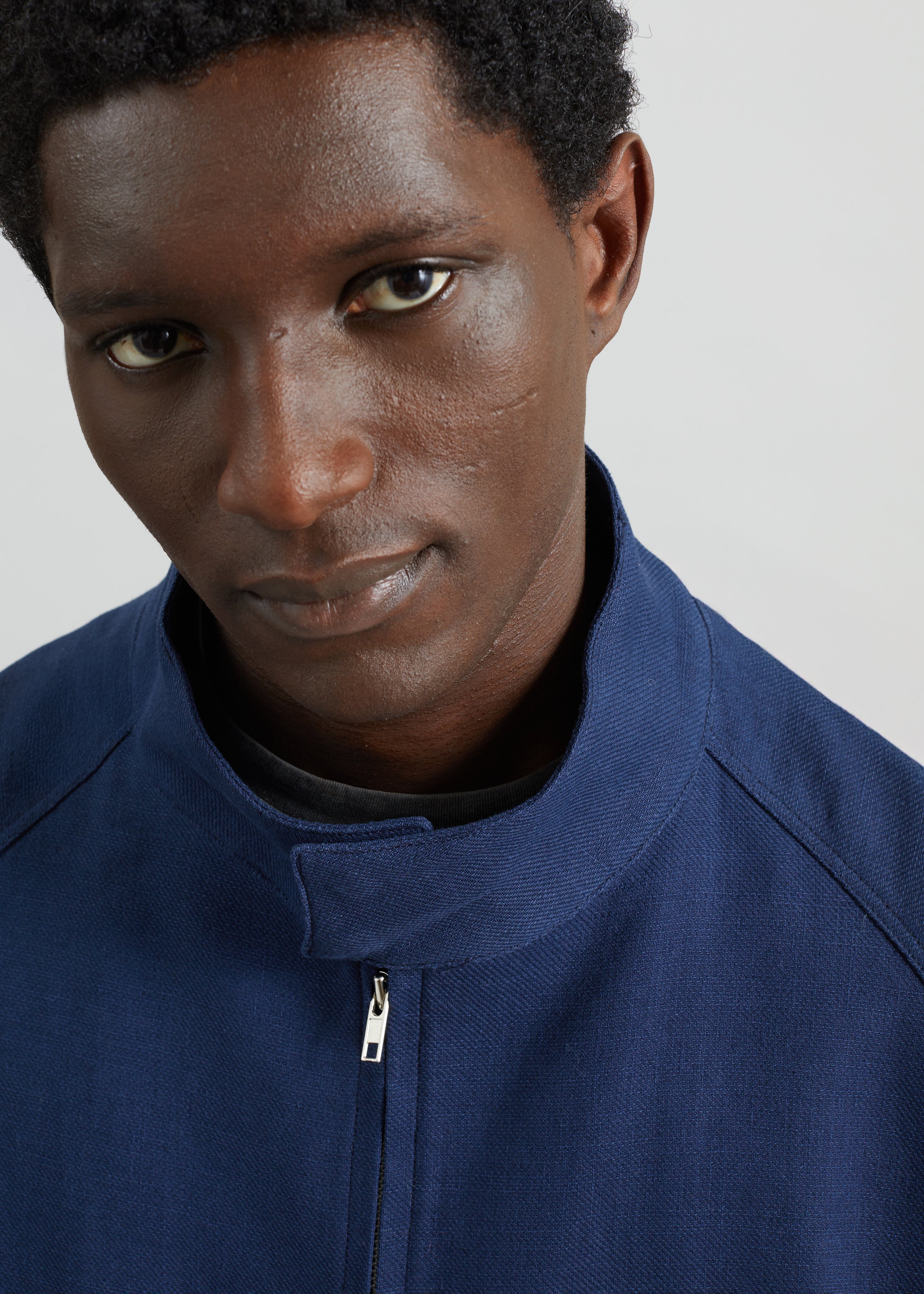 Zave Linen Sleeveless Jacket - Navy – The Frankie Shop Europe