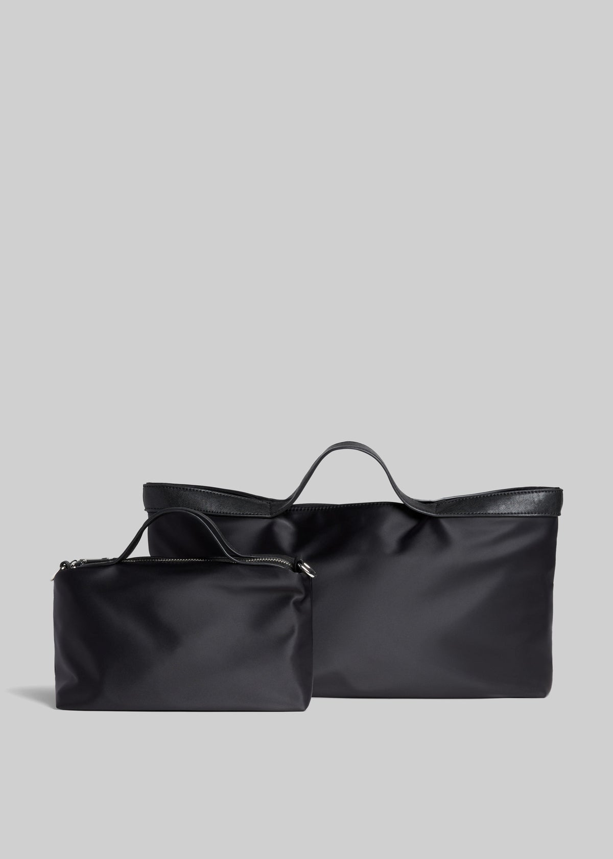 Zeni Two-Way Handbag - Black - 1