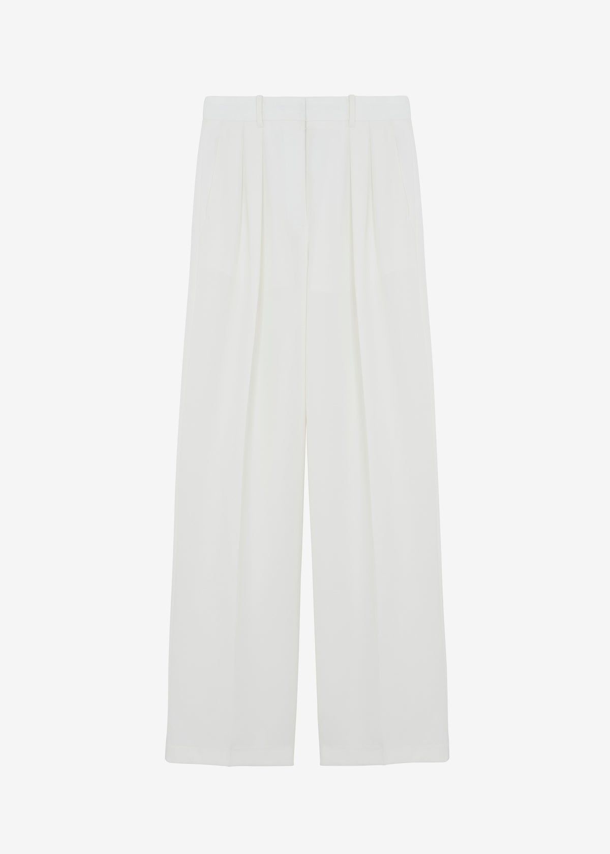 Zia Pintuck Trousers - White - 7