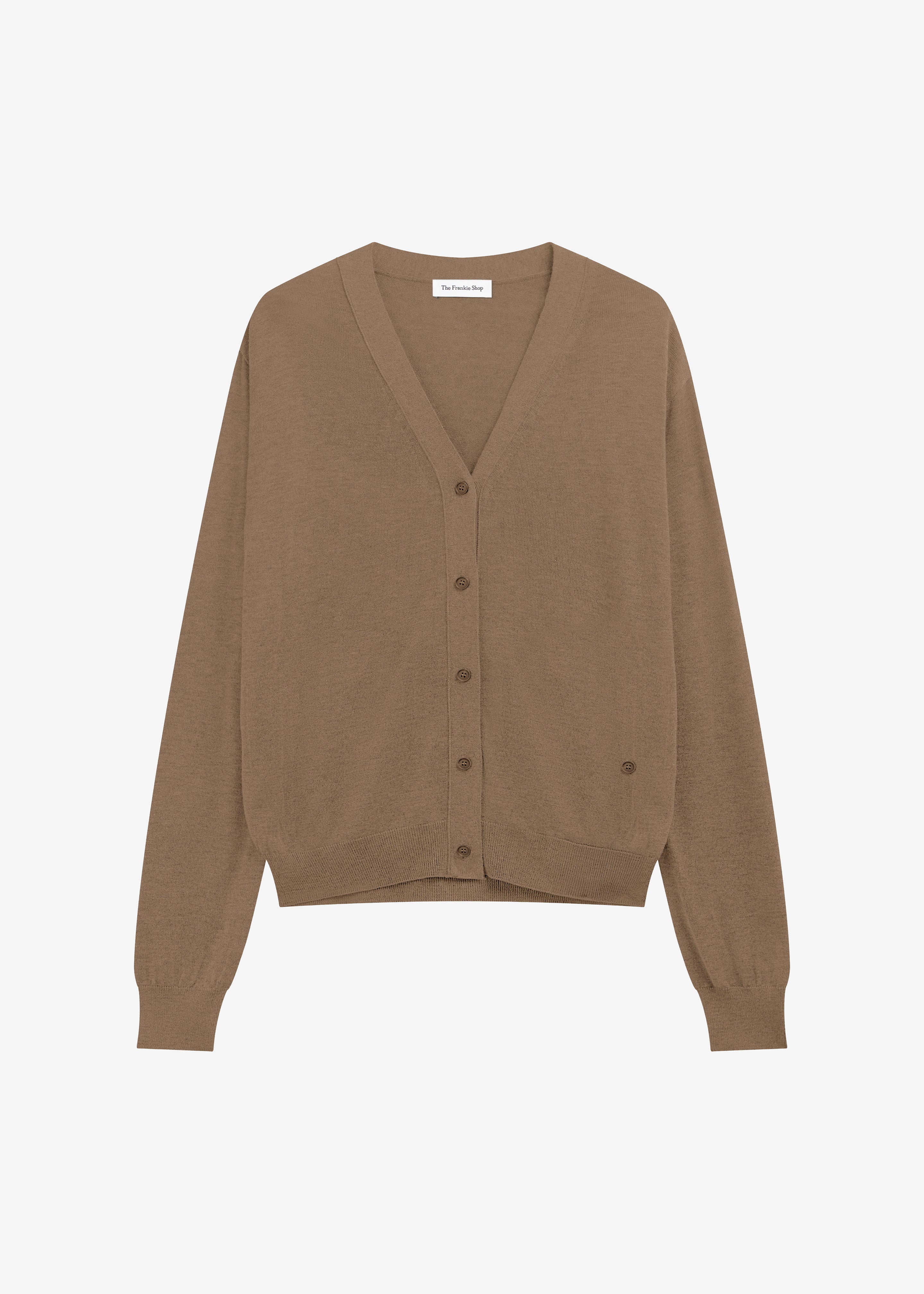 カーディガン TAN / SOFT SHINY CARDIGAN Silktouch TENCEL™ Modal Air Cardigan - Eco-Friendly Comfort – Tani