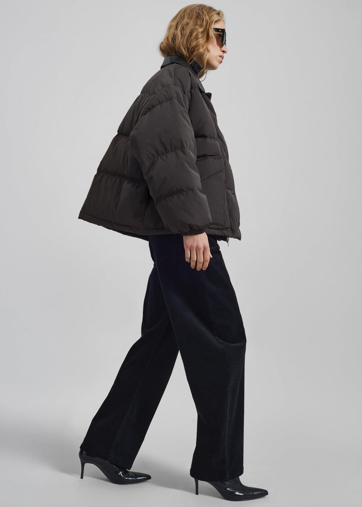 Zinal Puffer Jacket - Dark Brown - 3