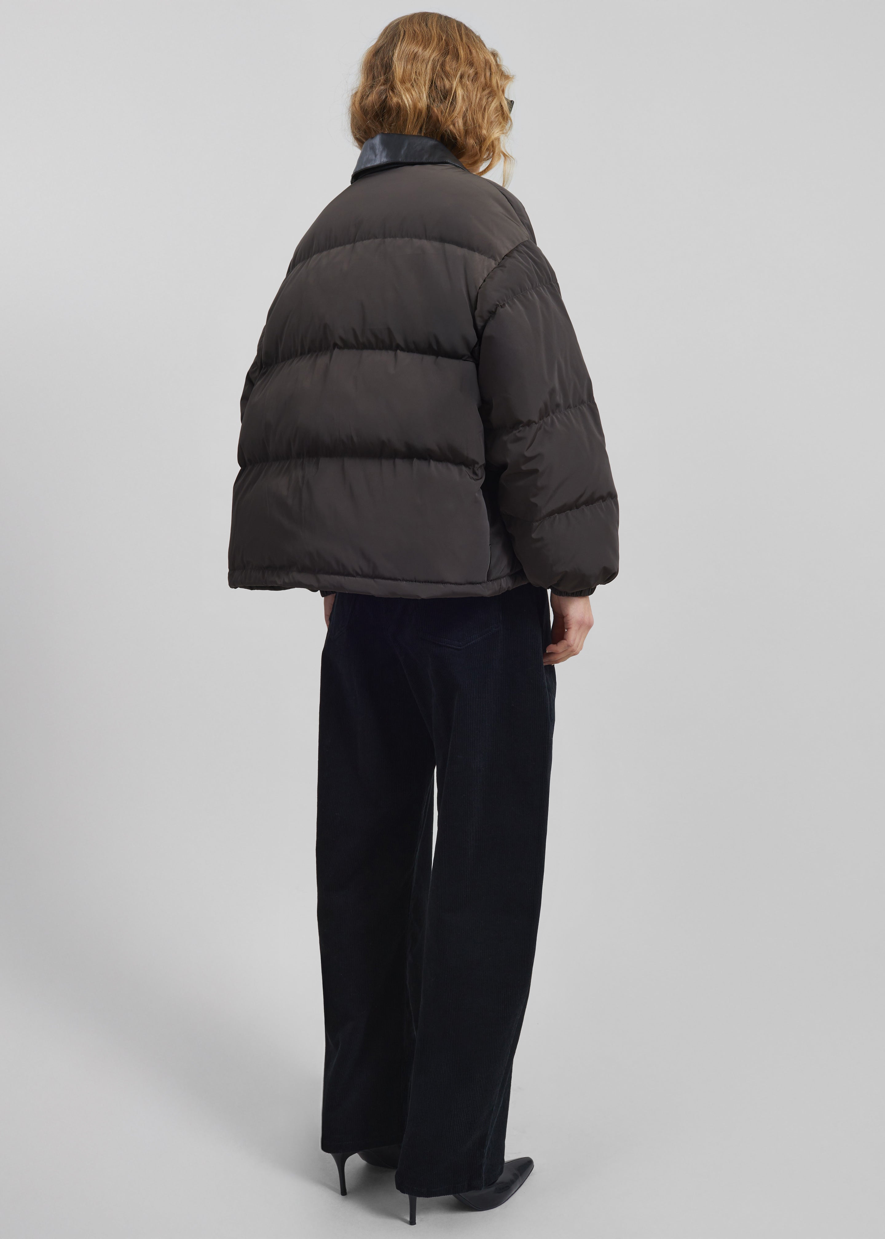 Zinal Puffer Jacket - Dark Brown - 8