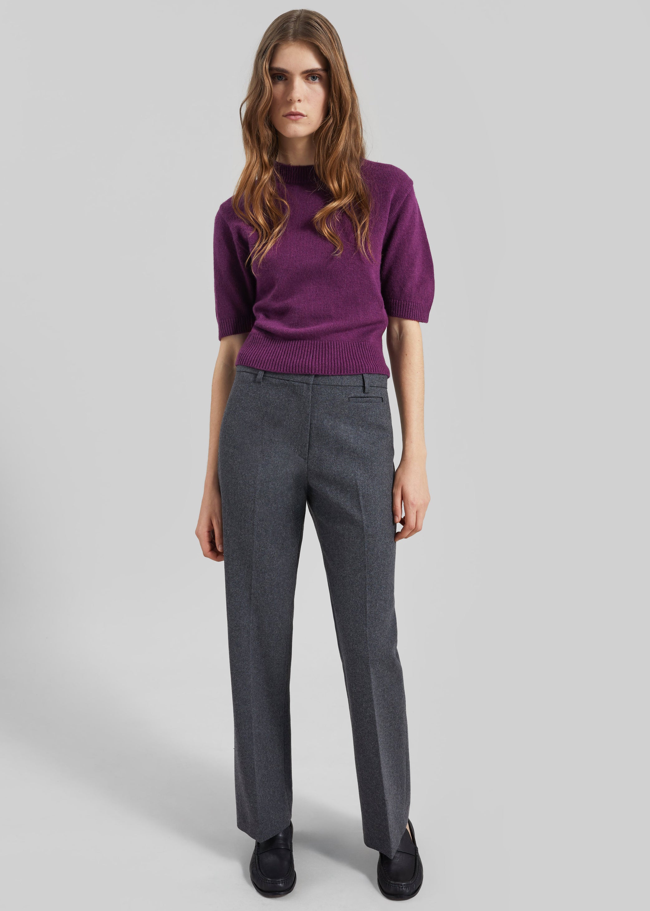 Shop the look image for Zoersel Knit Top - Purple
