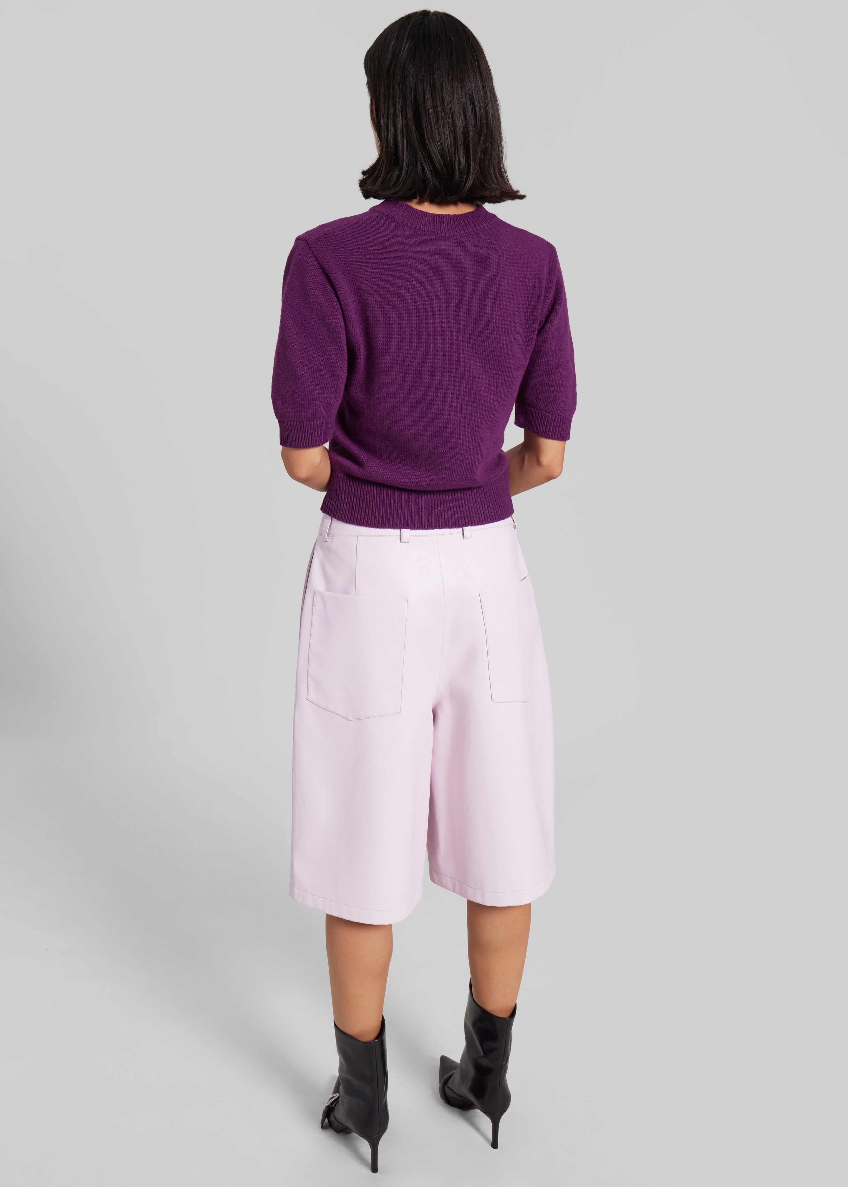 Zoersel Knit Top - Purple - 7