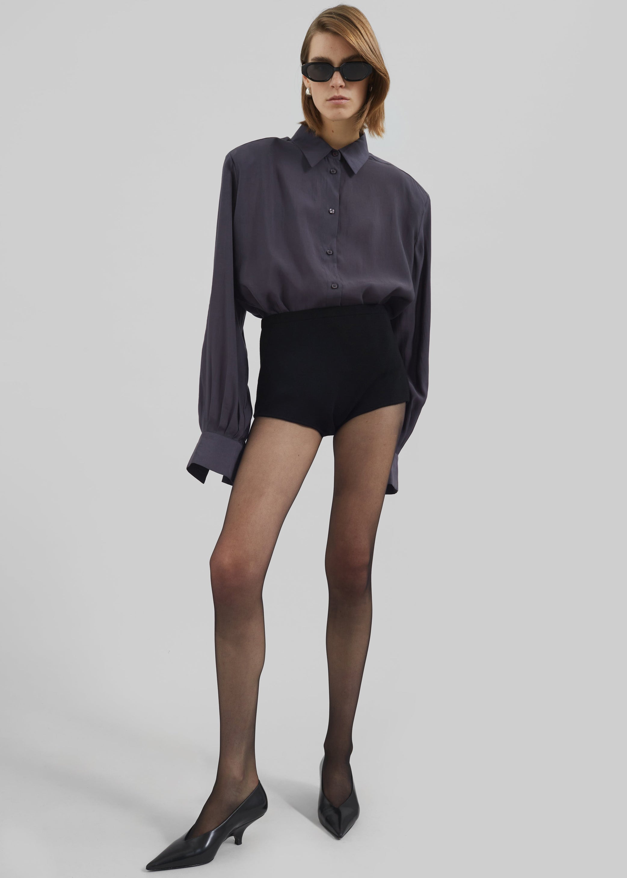 Shop the look image for Zoula Padded Shirt - Charcoal
