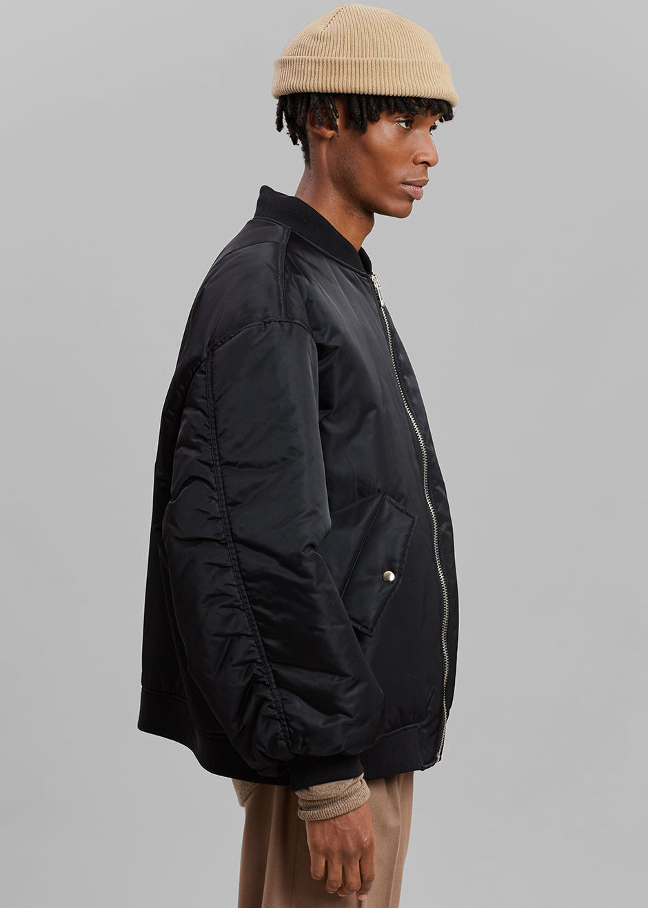 Astra Bomber Jacket - Black - 1