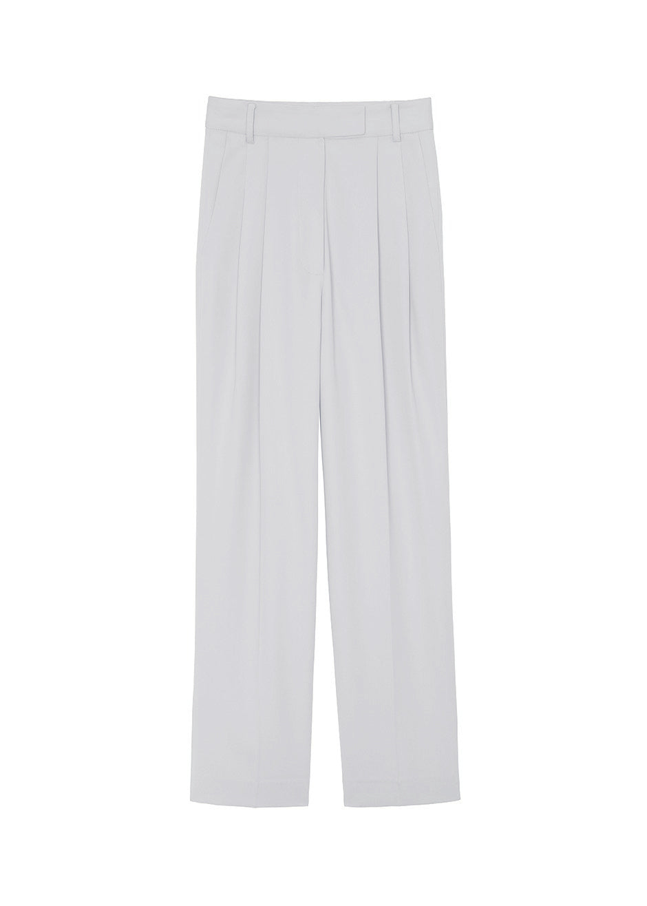 Bea Pleated Suit Pants - Grey - 13