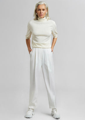 Bea Suit Pants - White