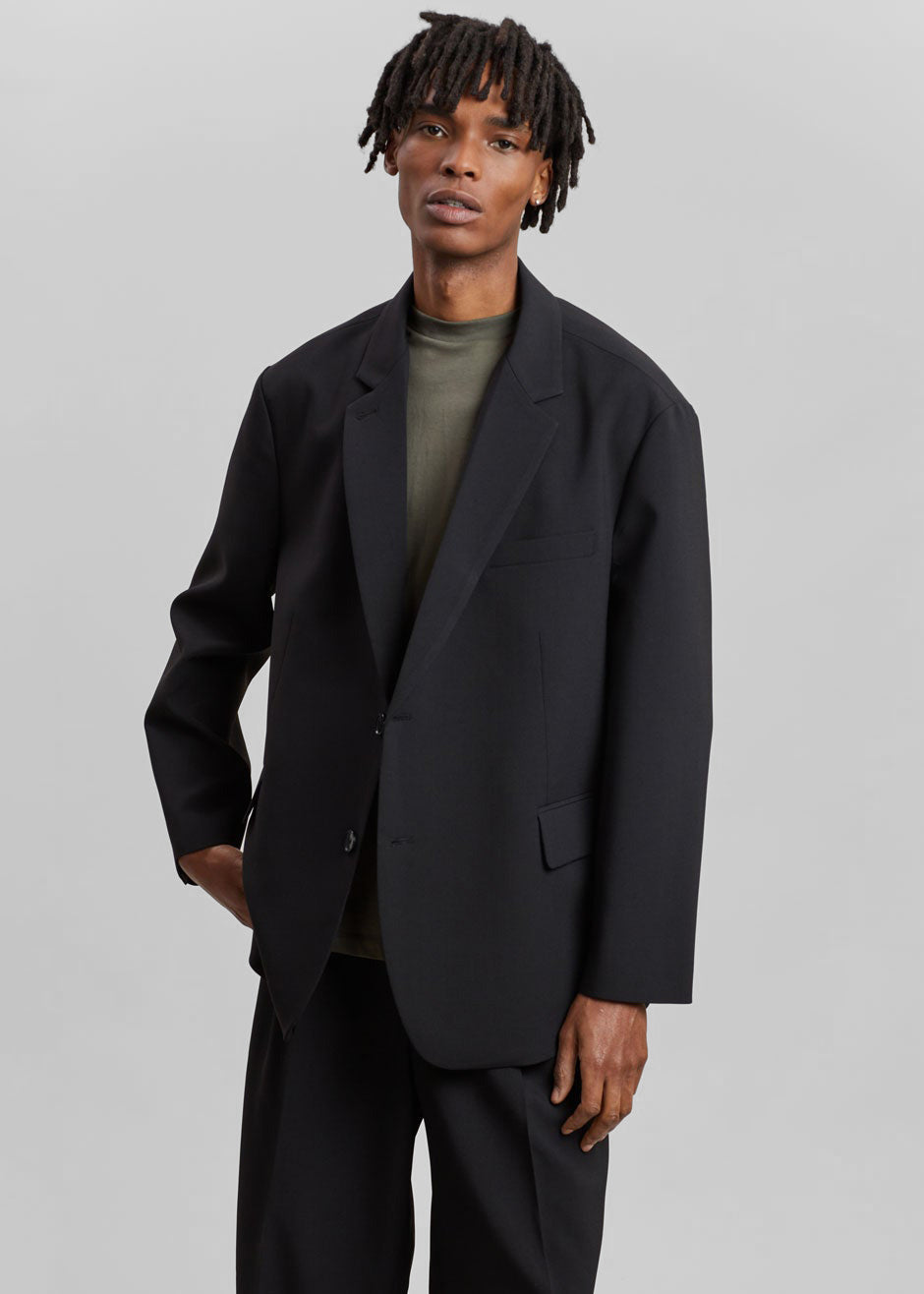 The Frankie Shop Blazer RRP ¥60,000 Gelso Oversized Blazer - Black – The Frankie Shop Europe