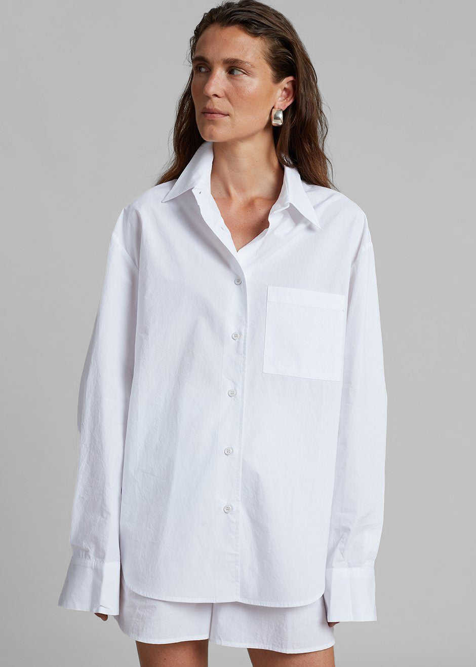 Lui Organic Cotton Shirt - White